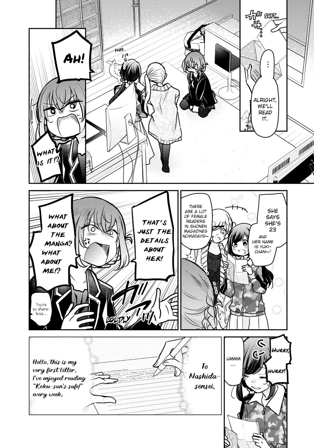 A Workplace Where You Can't Help But Smile Chapter 23 page 7 - Chapter 23: May Good Things Happen to You.