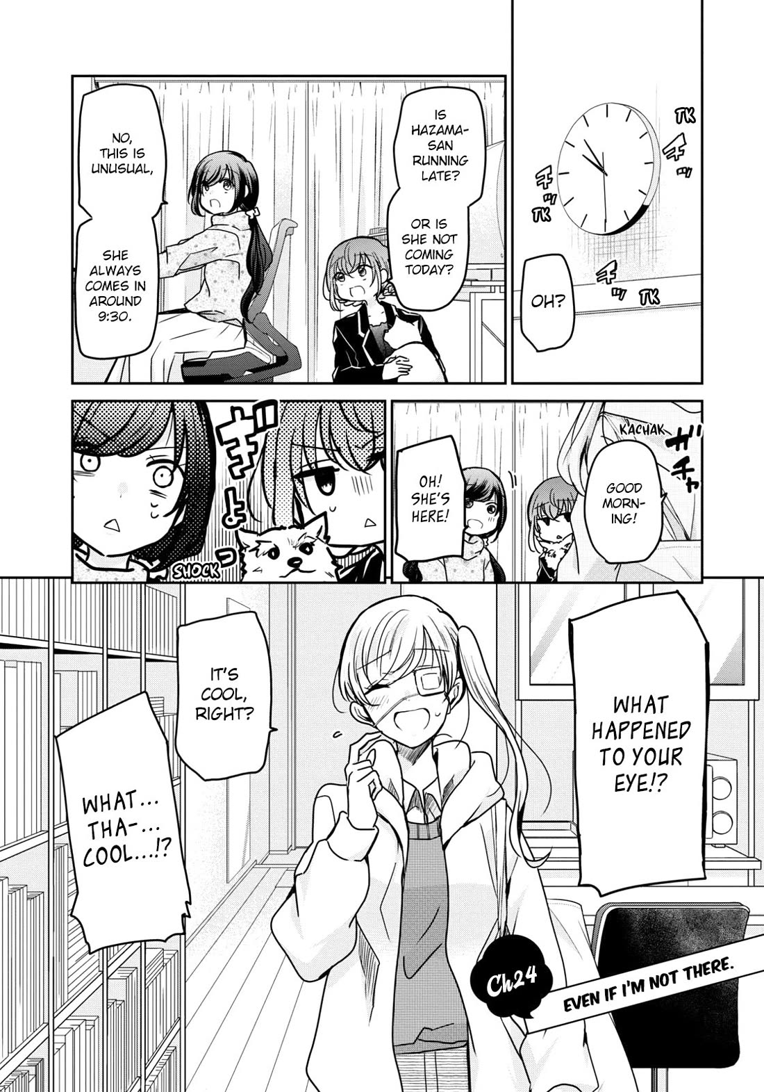 A Workplace Where You Can't Help But Smile Chapter 24 page 1 - Chapter 24: Even if I'm Not There.