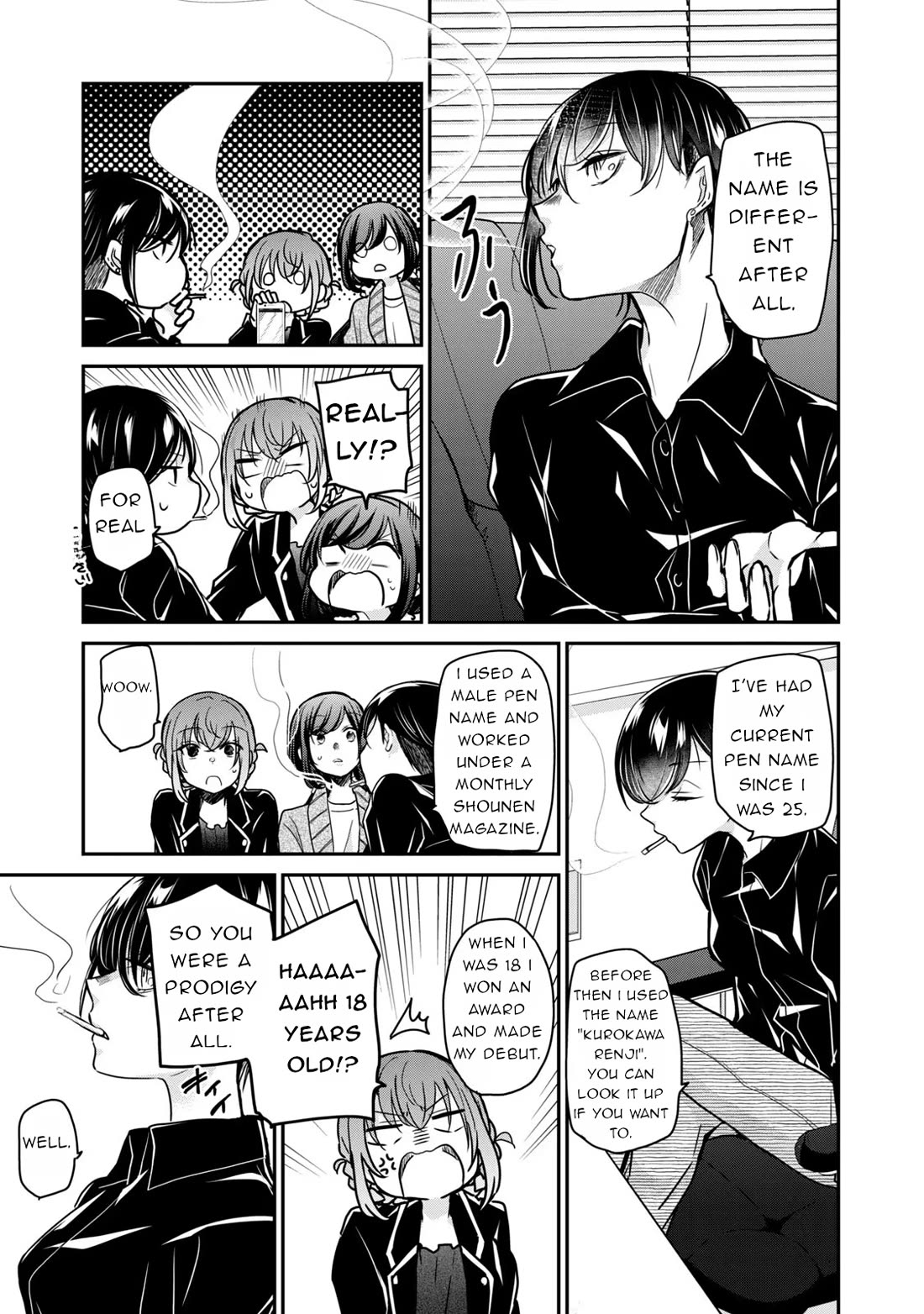 A Workplace Where You Can't Help But Smile Chapter 25 page 11 - Chapter 25: No, I'm just really worried.