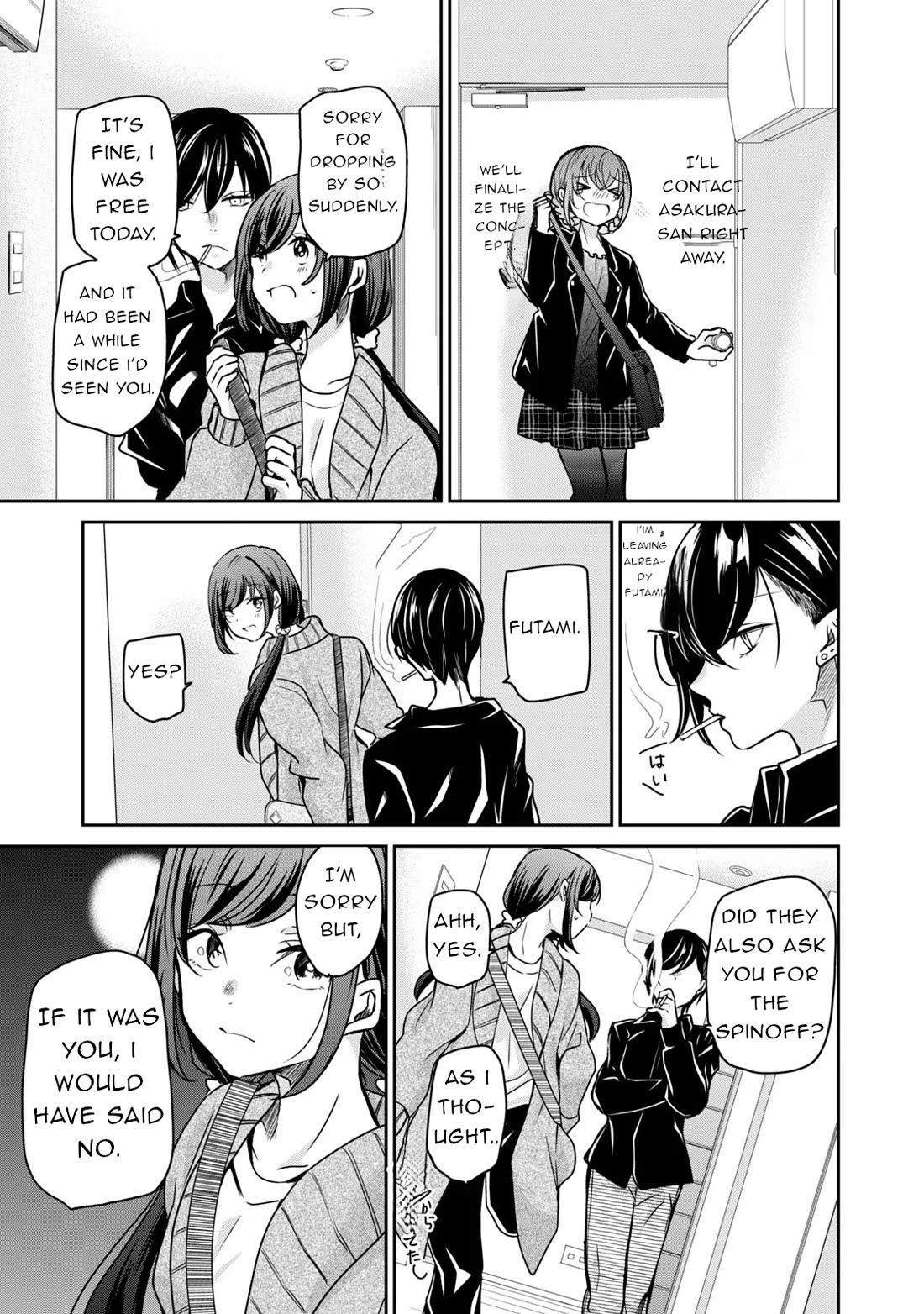 A Workplace Where You Can't Help But Smile Chapter 25 page 19 - Chapter 25: No, I'm just really worried.