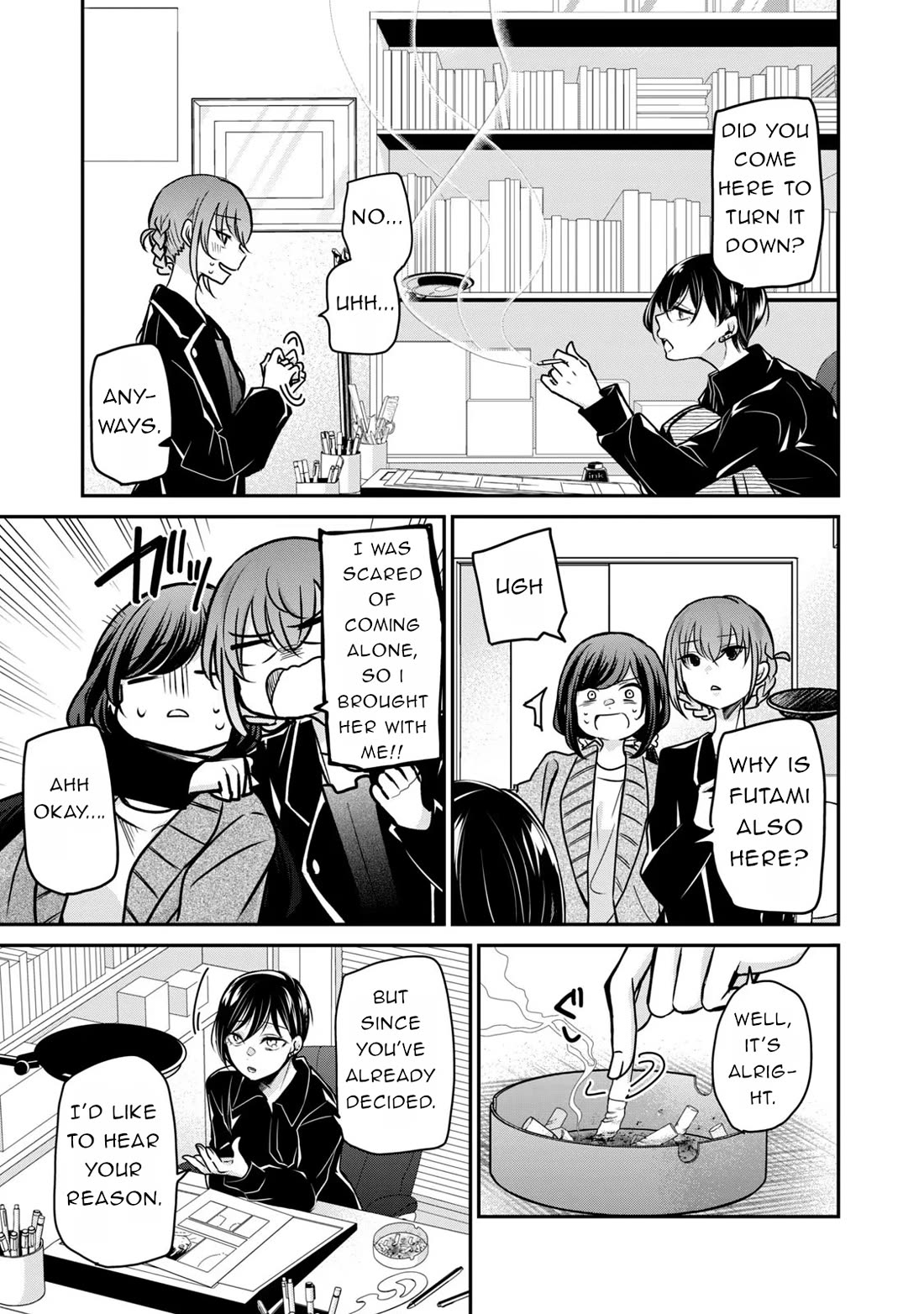 A Workplace Where You Can't Help But Smile Chapter 25 page 7 - Chapter 25: No, I'm just really worried.