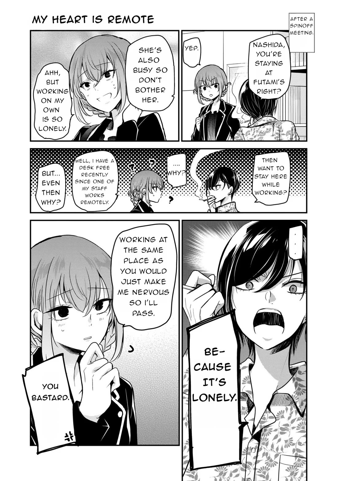 A Workplace Where You Can't Help But Smile Chapter 31.5 page 5 - Chapter 31.5: A lot of mangaka are female!