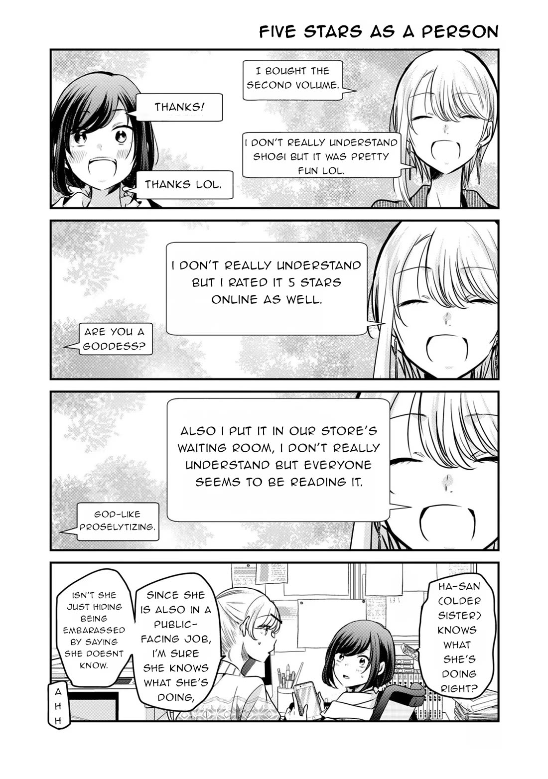 A Workplace Where You Can't Help But Smile Chapter 31.5 page 8 - Chapter 31.5: A lot of mangaka are female!