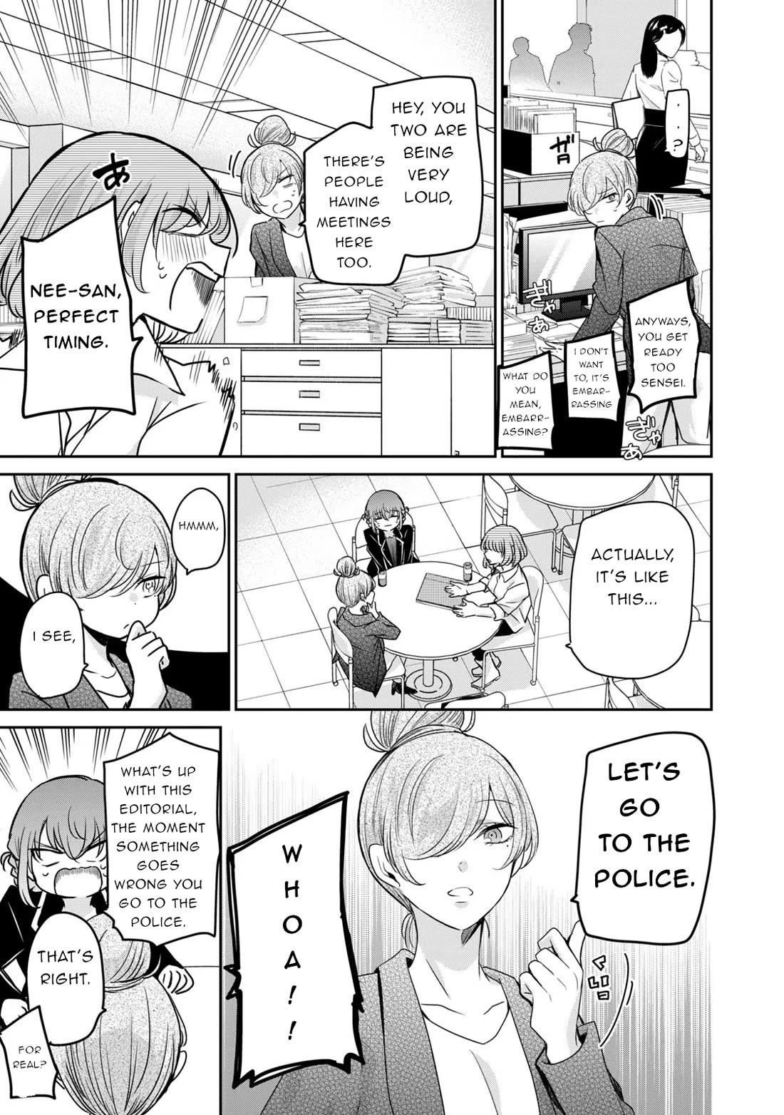 A Workplace Where You Can't Help But Smile Chapter 32 page 11 - Chapter 32: Please let me protect you.