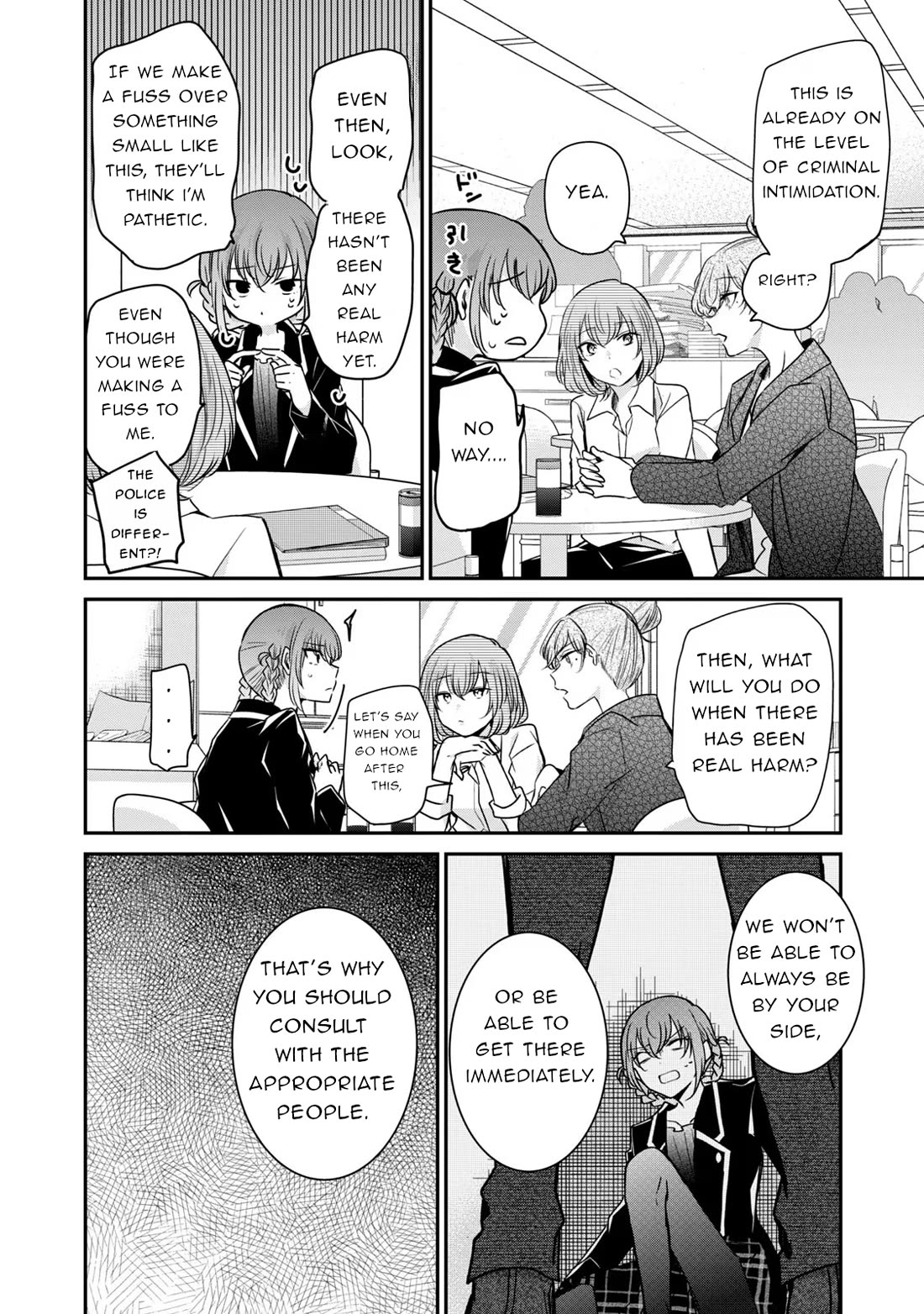 A Workplace Where You Can't Help But Smile Chapter 32 page 12 - Chapter 32: Please let me protect you.