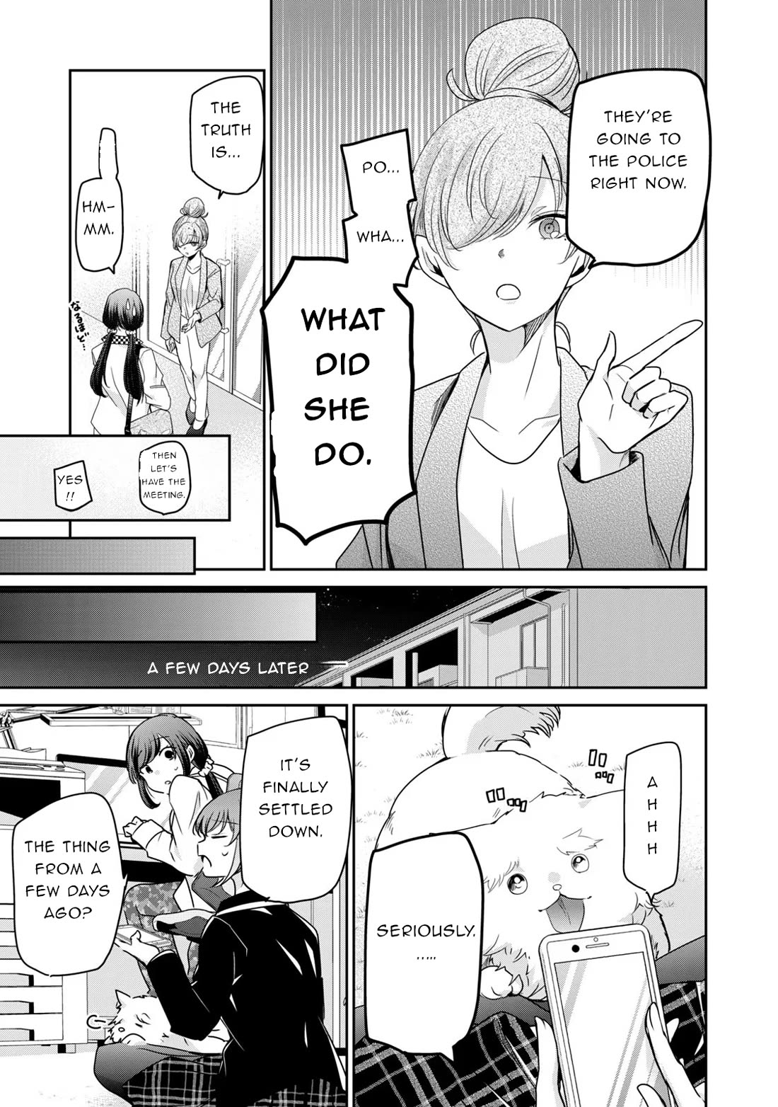 A Workplace Where You Can't Help But Smile Chapter 32 page 15 - Chapter 32: Please let me protect you.