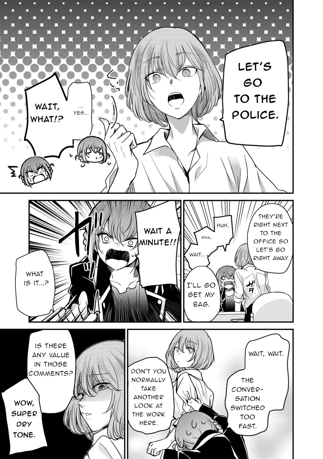 A Workplace Where You Can't Help But Smile Chapter 32 page 9 - Chapter 32: Please let me protect you.