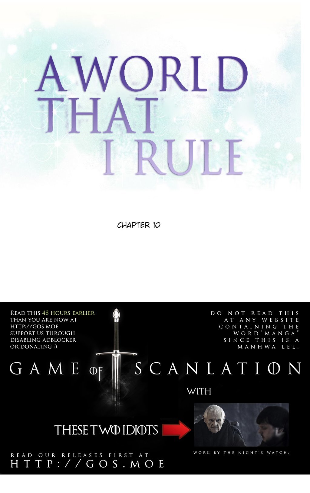 A World That I Rule Chapter 10 page 1 - Chapter 10