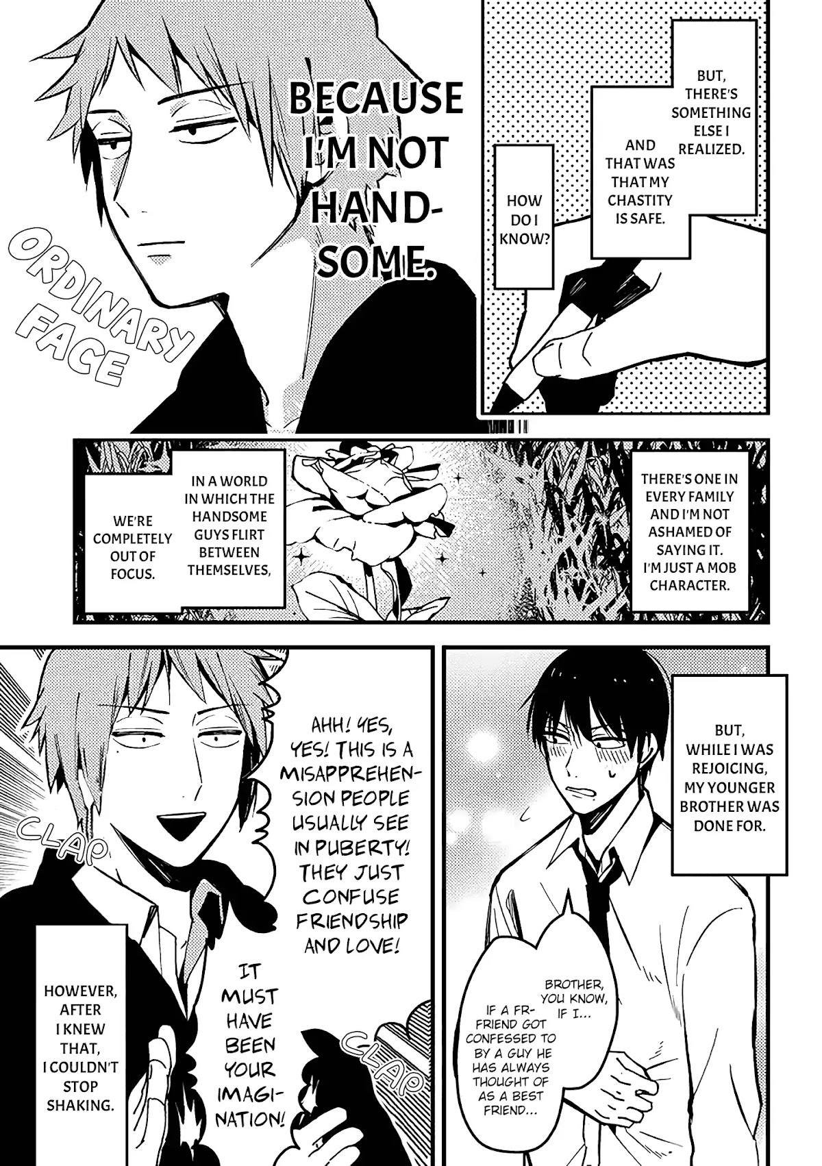 A World Where Everything Definitely Becomes BL vs. The Man Who Definitely Doesn't Want To Be In A BL Chapter 1 page 4 - Chapter 1: The world in which all men became gay vs the man who won't become gay