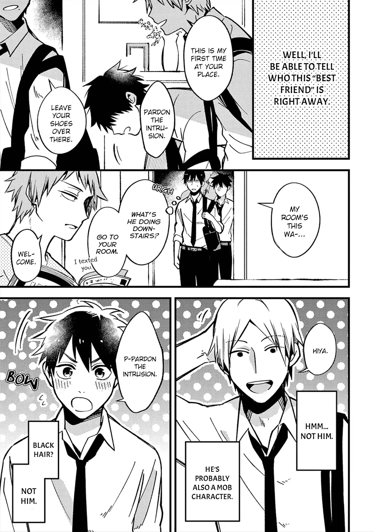 A World Where Everything Definitely Becomes BL vs. The Man Who Definitely Doesn't Want To Be In A BL Chapter 11 page 4 - Chapter 11: VS the brother's friends