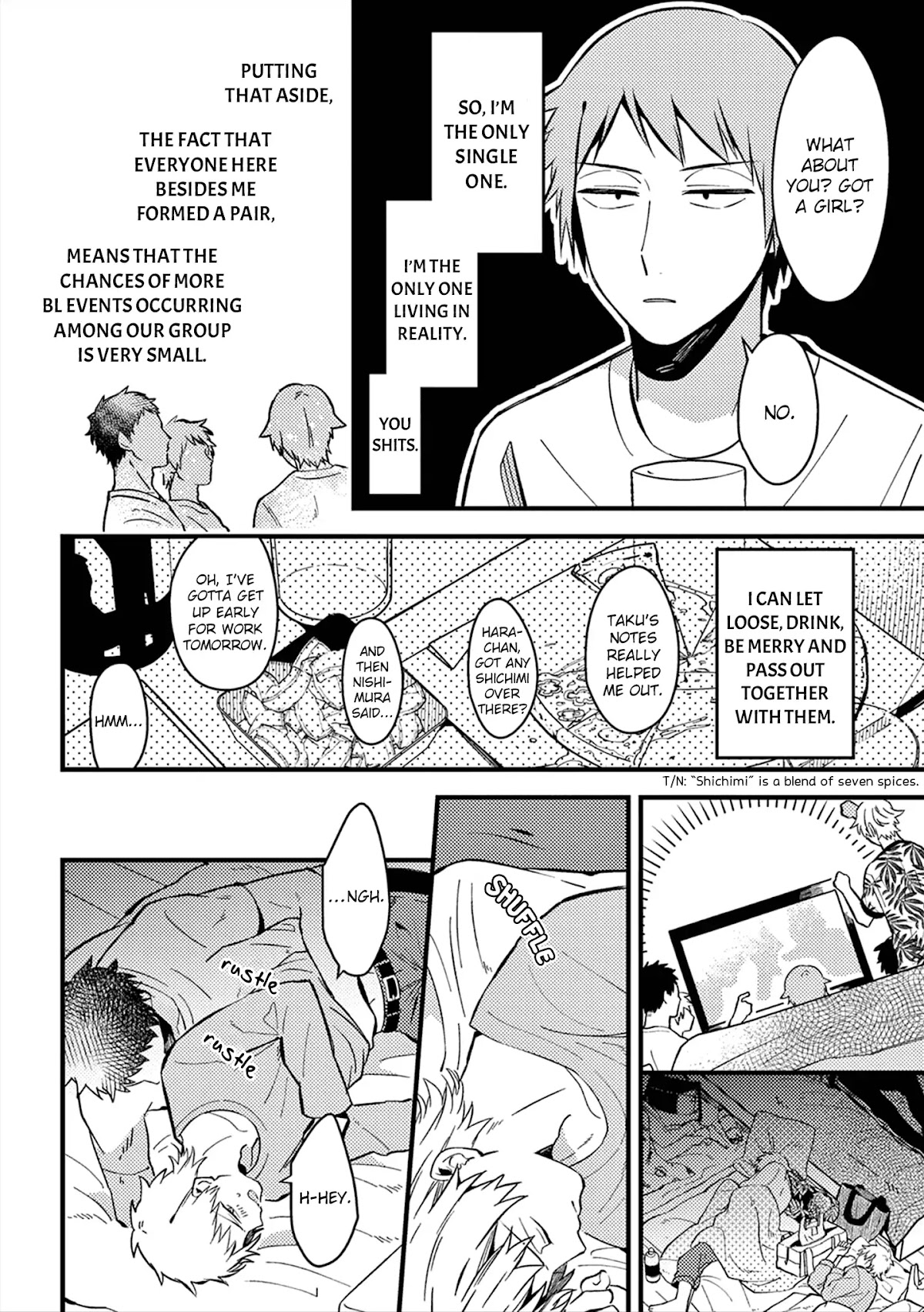 A World Where Everything Definitely Becomes BL vs. The Man Who Definitely Doesn't Want To Be In A BL Chapter 16 page 3 - Chapter 16: VS drinking at home