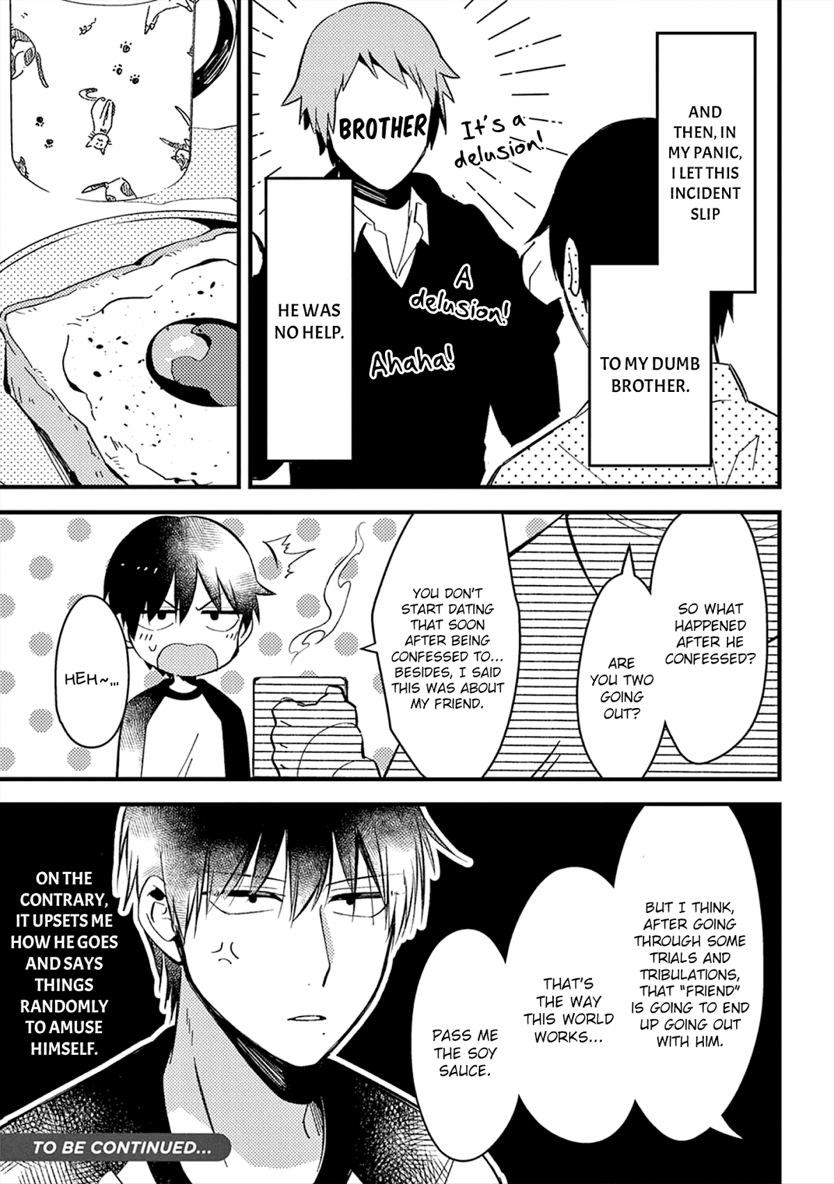 A World Where Everything Definitely Becomes BL vs. The Man Who Definitely Doesn't Want To Be In A BL Chapter 19.5 page 9 - Chapter 19.5: Volume special: Until you yearn for me
