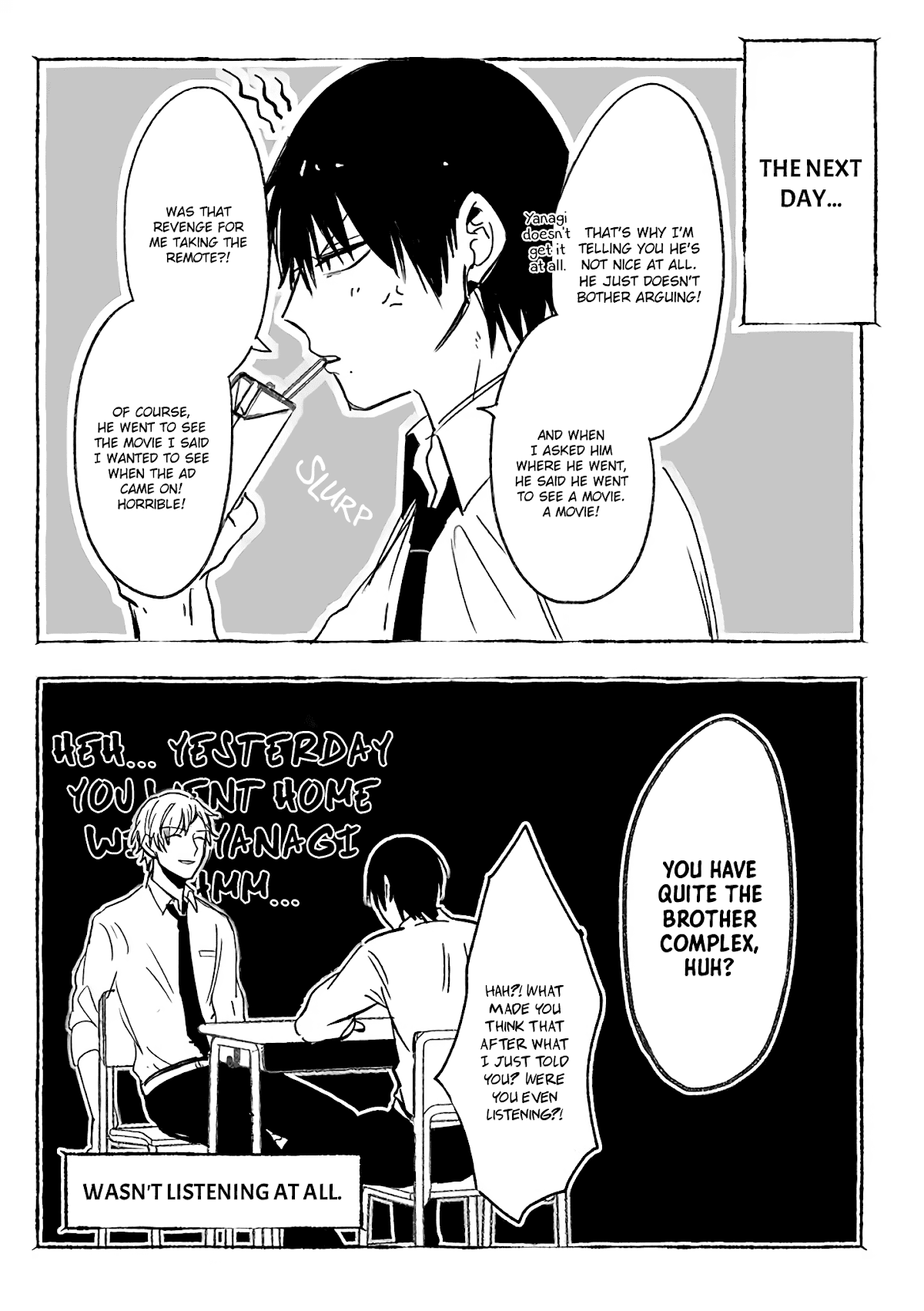 A World Where Everything Definitely Becomes BL vs. The Man Who Definitely Doesn't Want To Be In A BL Chapter 19.6 page 11 - Chapter 19.6: Online extras