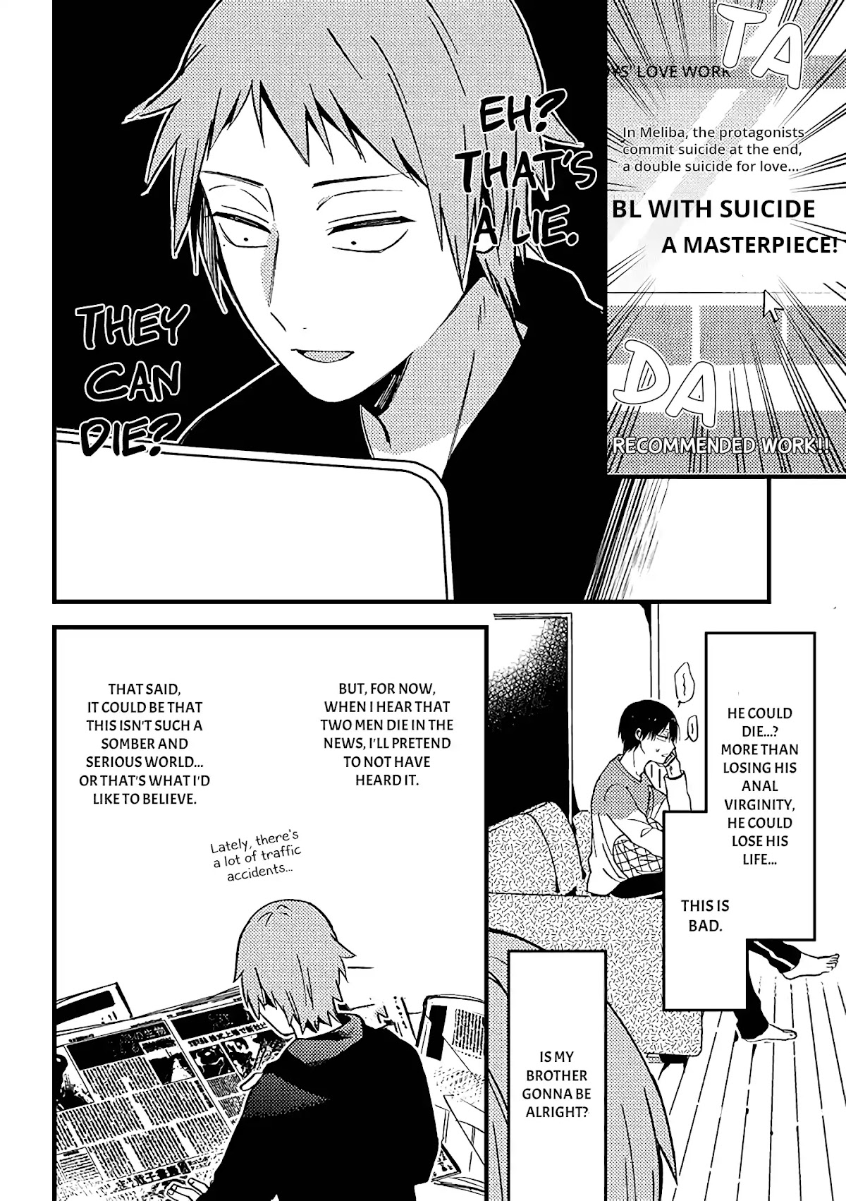A World Where Everything Definitely Becomes BL vs. The Man Who Definitely Doesn't Want To Be In A BL Chapter 2 page 3 - Chapter 2: VS the world perception