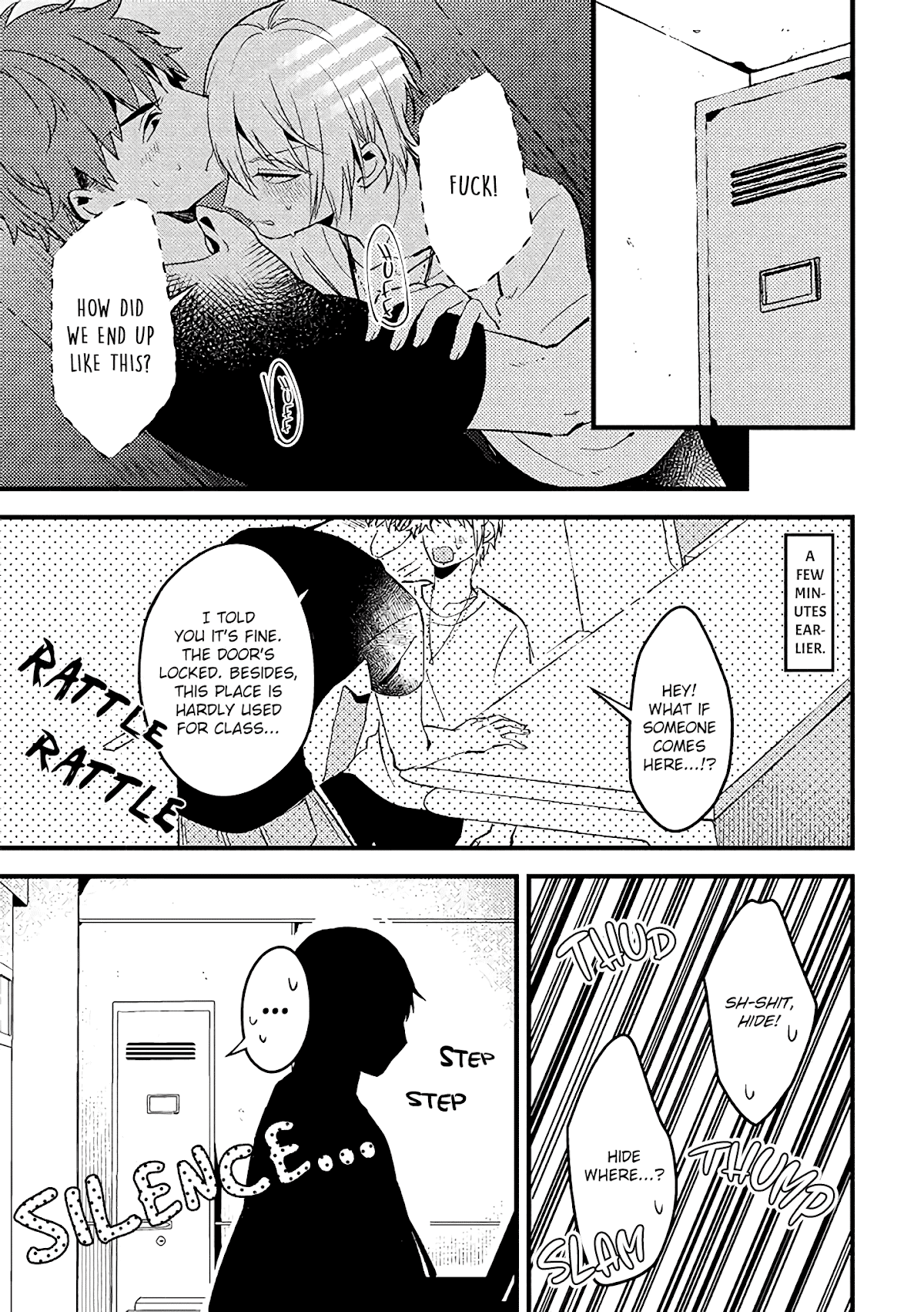 A World Where Everything Definitely Becomes BL vs. The Man Who Definitely Doesn't Want To Be In A BL Chapter 20 page 4 - Chapter 20: VS locker