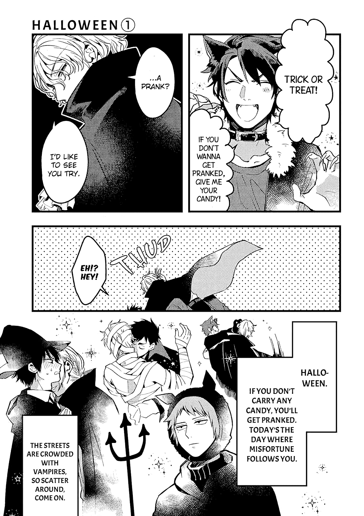 A World Where Everything Definitely Becomes BL vs. The Man Who Definitely Doesn't Want To Be In A BL Chapter 21.5 page 2 - Chapter 21.5: Extra 5 Halloween