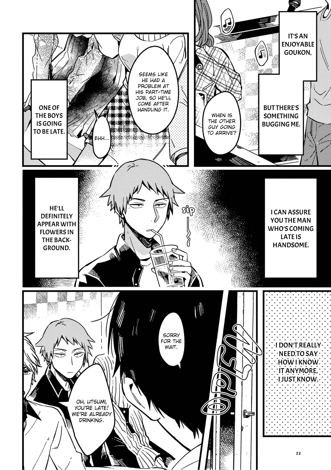 A World Where Everything Definitely Becomes BL vs. The Man Who Definitely Doesn't Want To Be In A BL Chapter 23 page 3 - Chapter 23: VS goukon - first part