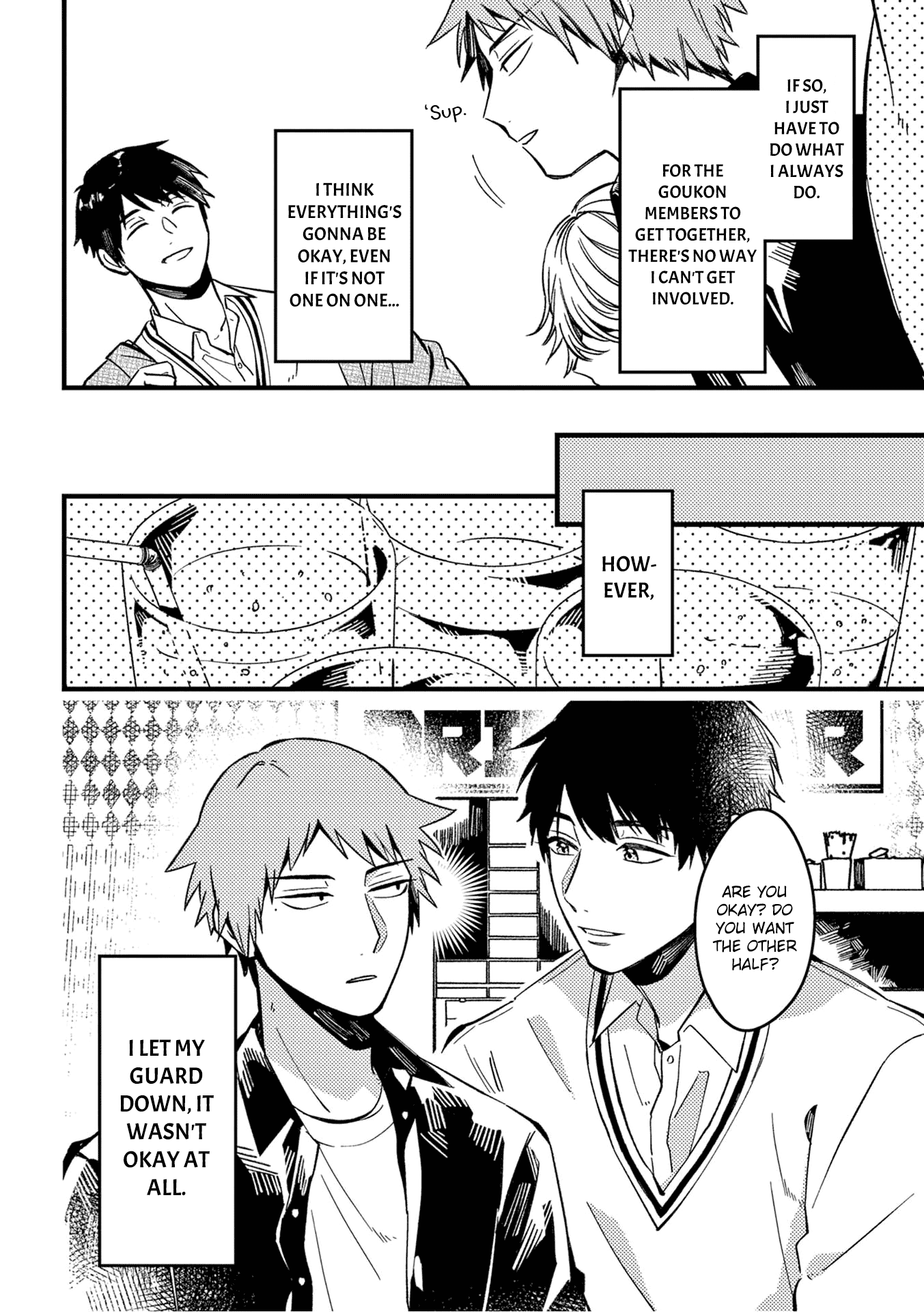 A World Where Everything Definitely Becomes BL vs. The Man Who Definitely Doesn't Want To Be In A BL Chapter 23 page 5 - Chapter 23: VS goukon - first part