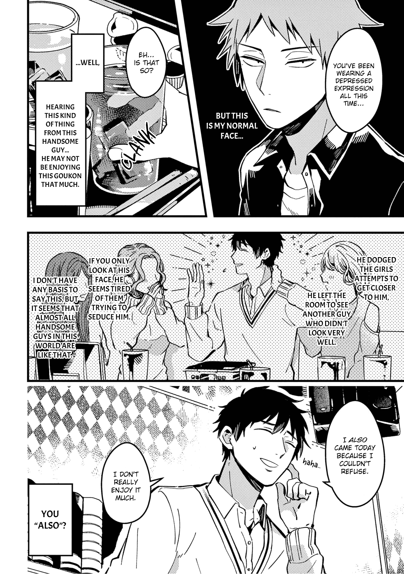 A World Where Everything Definitely Becomes BL vs. The Man Who Definitely Doesn't Want To Be In A BL Chapter 24 page 3 - Chapter 24: VS goukon - second part