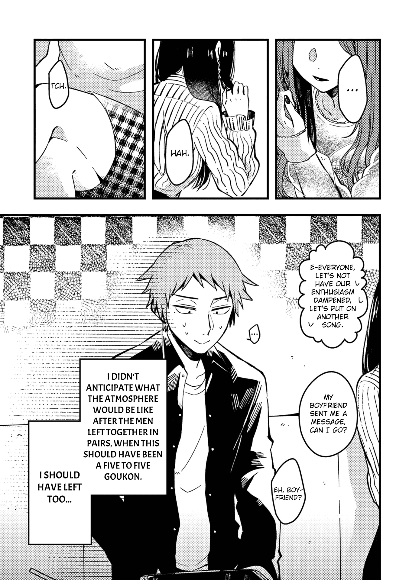 A World Where Everything Definitely Becomes BL vs. The Man Who Definitely Doesn't Want To Be In A BL Chapter 24 page 6 - Chapter 24: VS goukon - second part