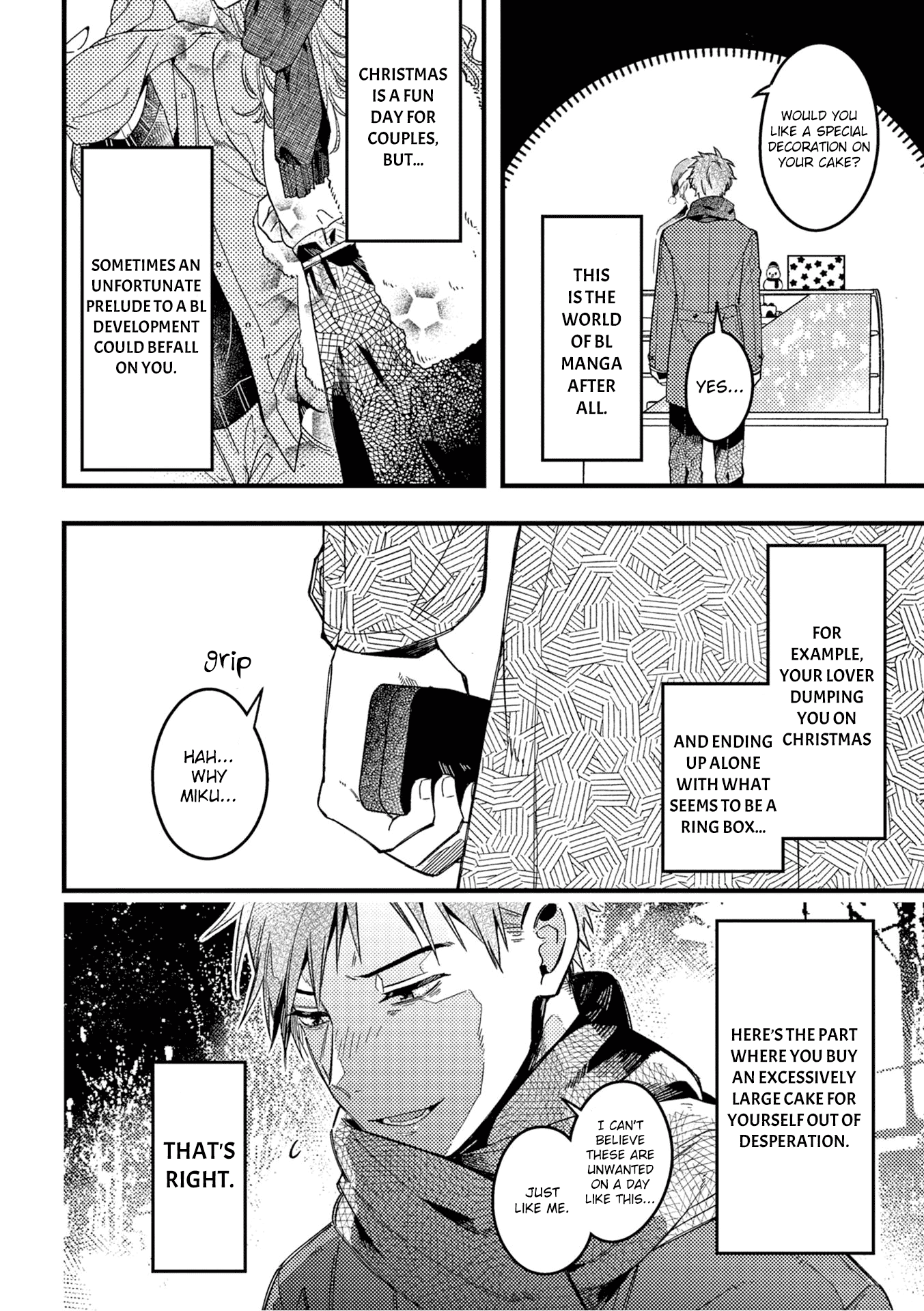 A World Where Everything Definitely Becomes BL vs. The Man Who Definitely Doesn't Want To Be In A BL Chapter 25 page 5 - Chapter 25: VS Christmas