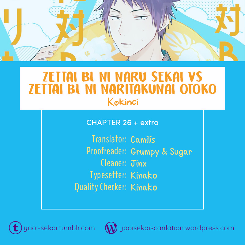 A World Where Everything Definitely Becomes BL vs. The Man Who Definitely Doesn't Want To Be In A BL Chapter 26 page 1 - Chapter 26: VS Valentine's + extra