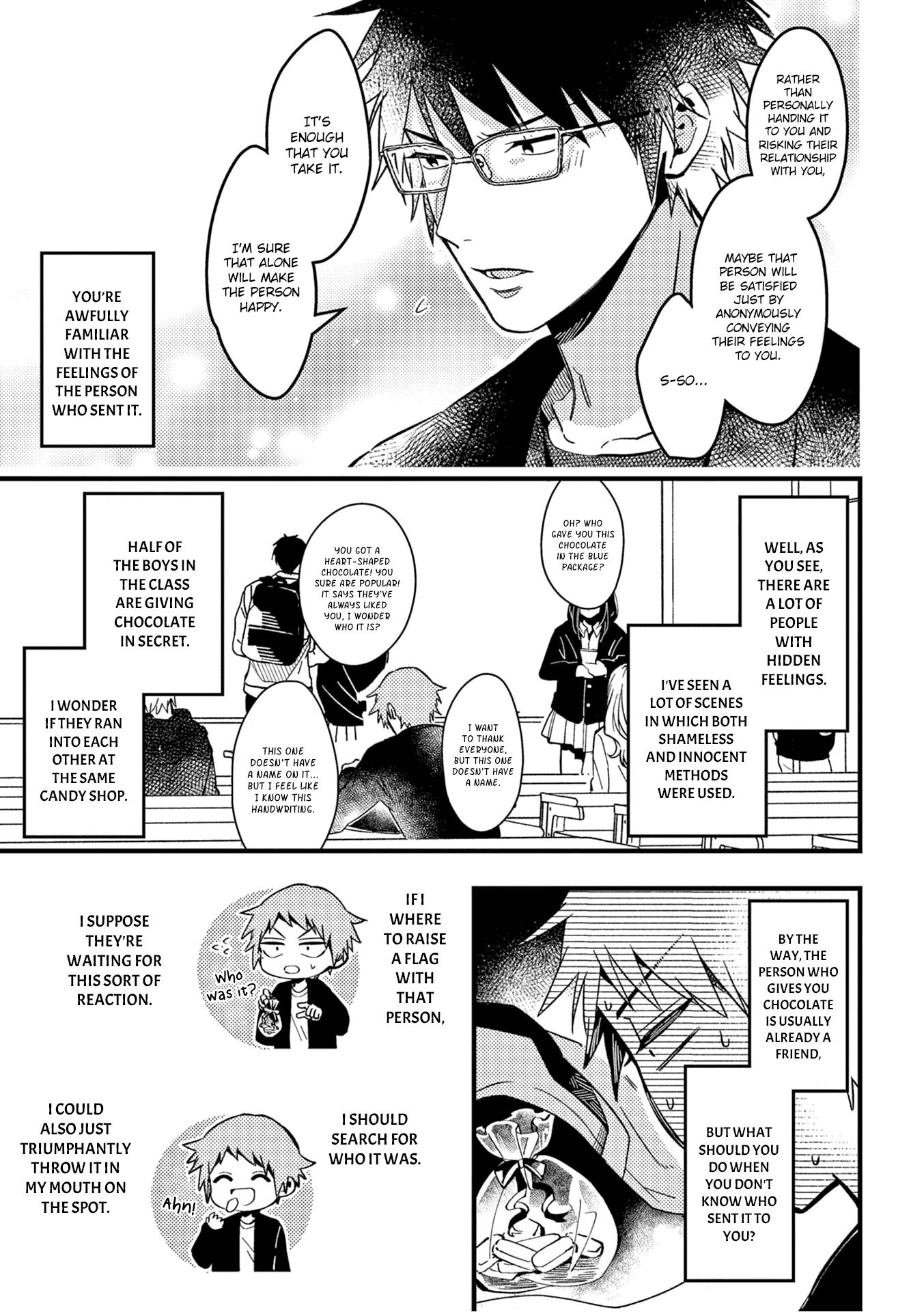 A World Where Everything Definitely Becomes BL vs. The Man Who Definitely Doesn't Want To Be In A BL Chapter 26 page 4 - Chapter 26: VS Valentine's + extra