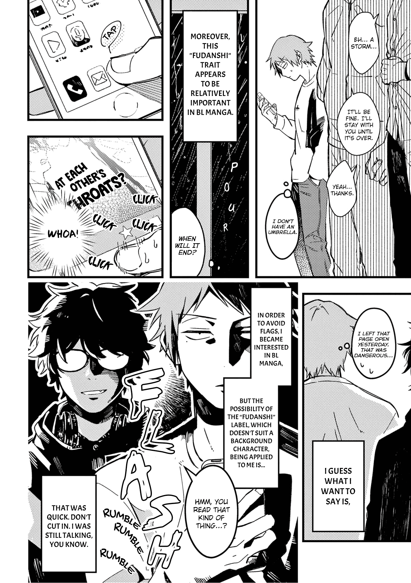 A World Where Everything Definitely Becomes BL vs. The Man Who Definitely Doesn't Want To Be In A BL Chapter 27 page 3 - Chapter 27: VS fudanshi