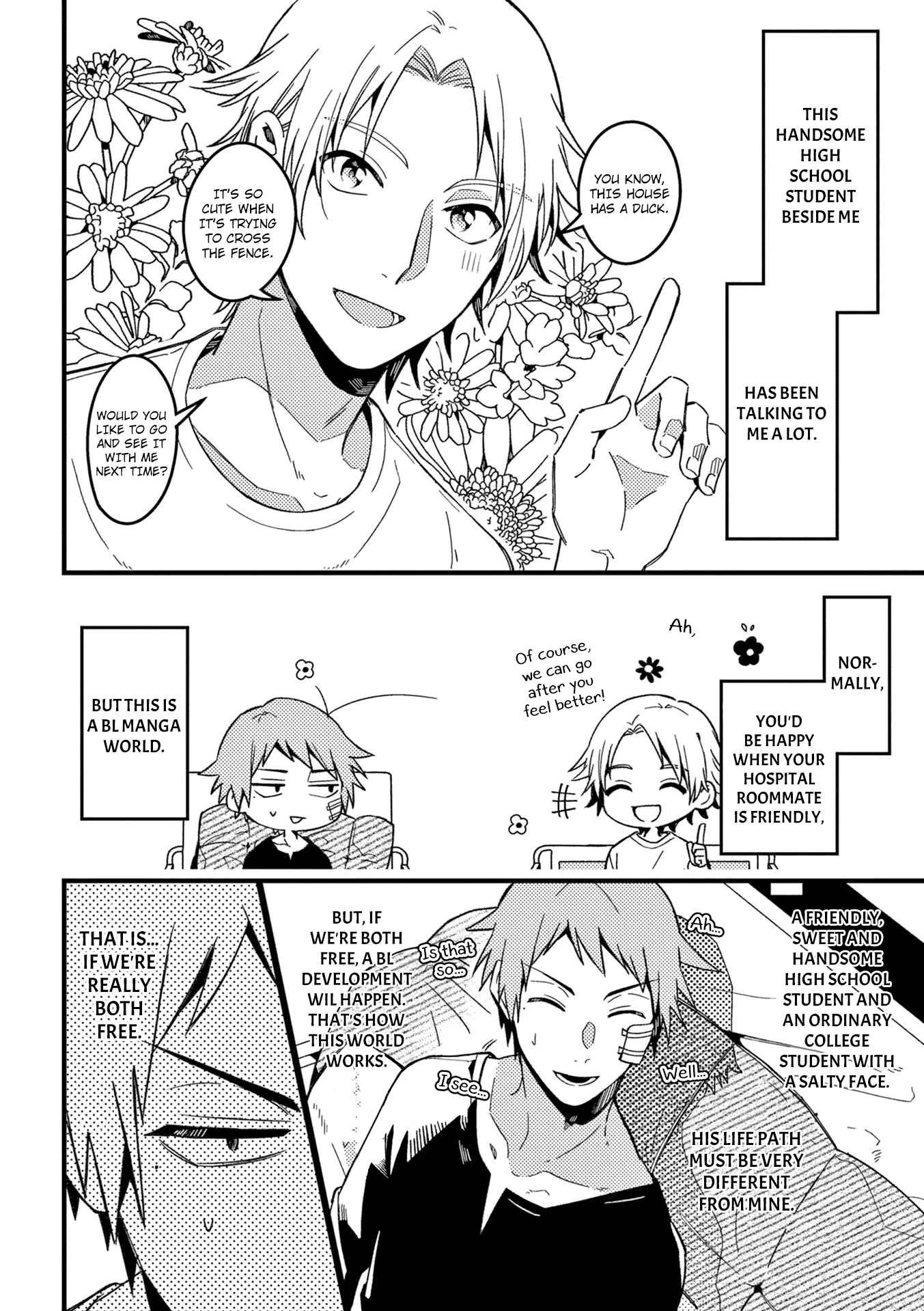 A World Where Everything Definitely Becomes BL vs. The Man Who Definitely Doesn't Want To Be In A BL Chapter 29 page 4 - Chapter 29: VS amnesia