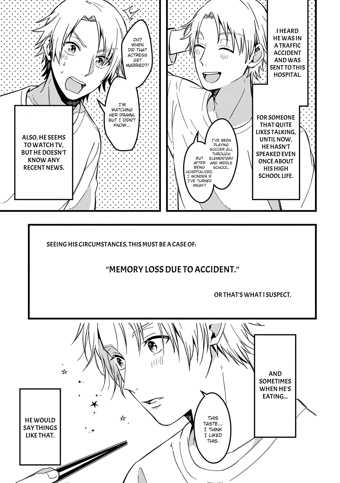 A World Where Everything Definitely Becomes BL vs. The Man Who Definitely Doesn't Want To Be In A BL Chapter 29 page 5 - Chapter 29: VS amnesia