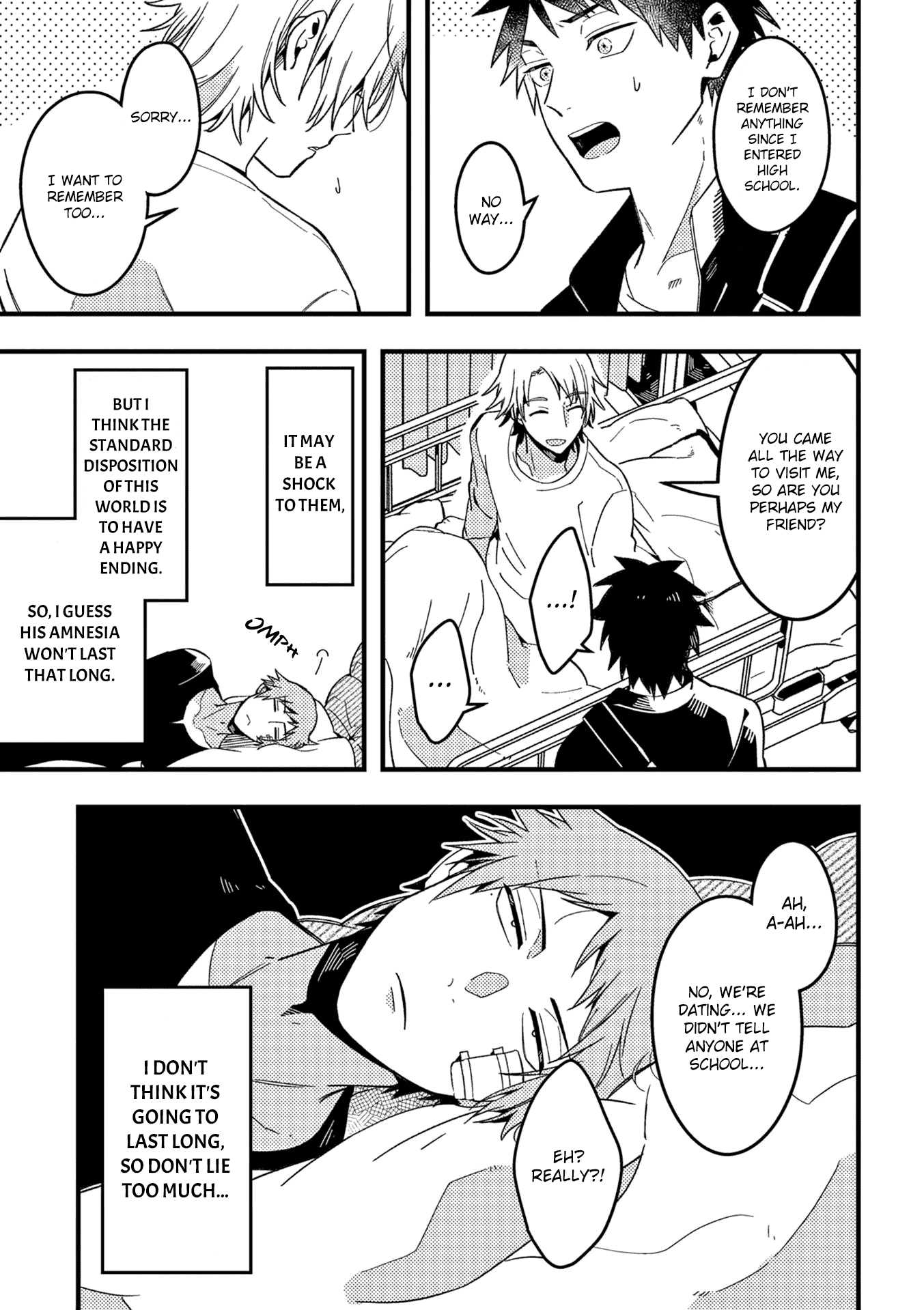 A World Where Everything Definitely Becomes BL vs. The Man Who Definitely Doesn't Want To Be In A BL Chapter 29 page 7 - Chapter 29: VS amnesia