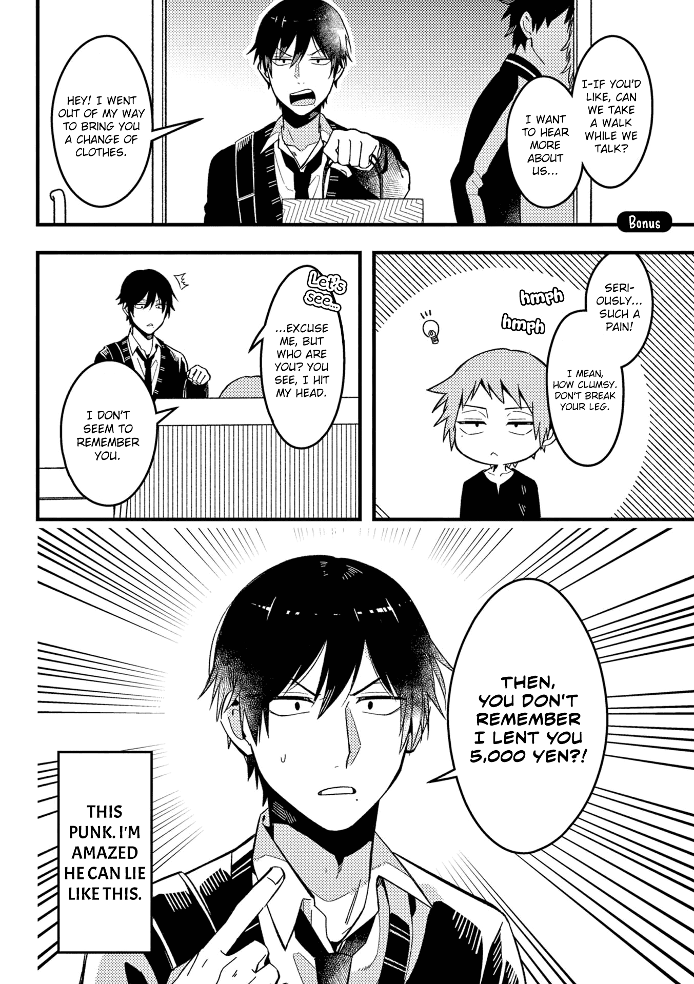 A World Where Everything Definitely Becomes BL vs. The Man Who Definitely Doesn't Want To Be In A BL Chapter 29 page 8 - Chapter 29: VS amnesia