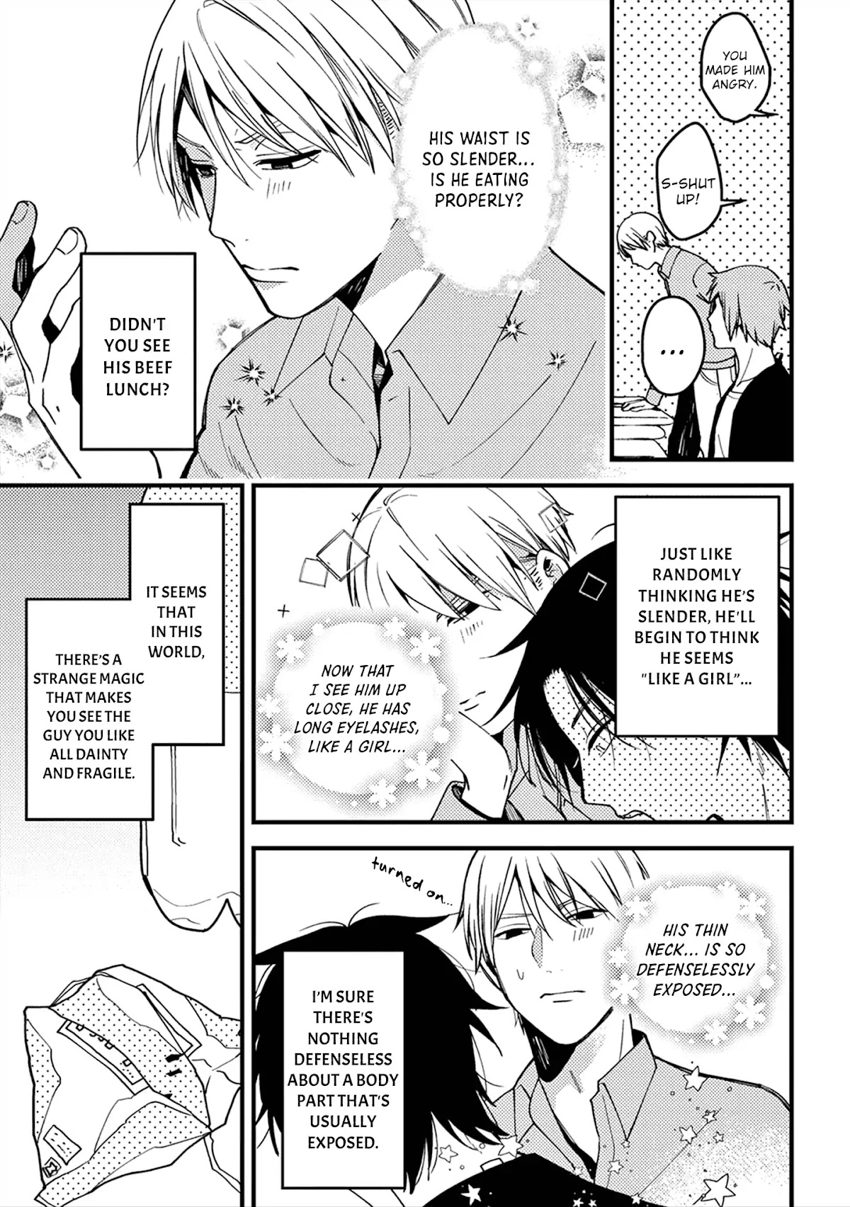 A World Where Everything Definitely Becomes BL vs. The Man Who Definitely Doesn't Want To Be In A BL Chapter 3 page 5 - Chapter 3: VS physique