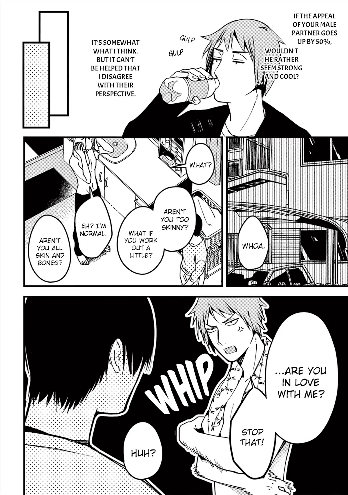 A World Where Everything Definitely Becomes BL vs. The Man Who Definitely Doesn't Want To Be In A BL Chapter 3 page 6 - Chapter 3: VS physique