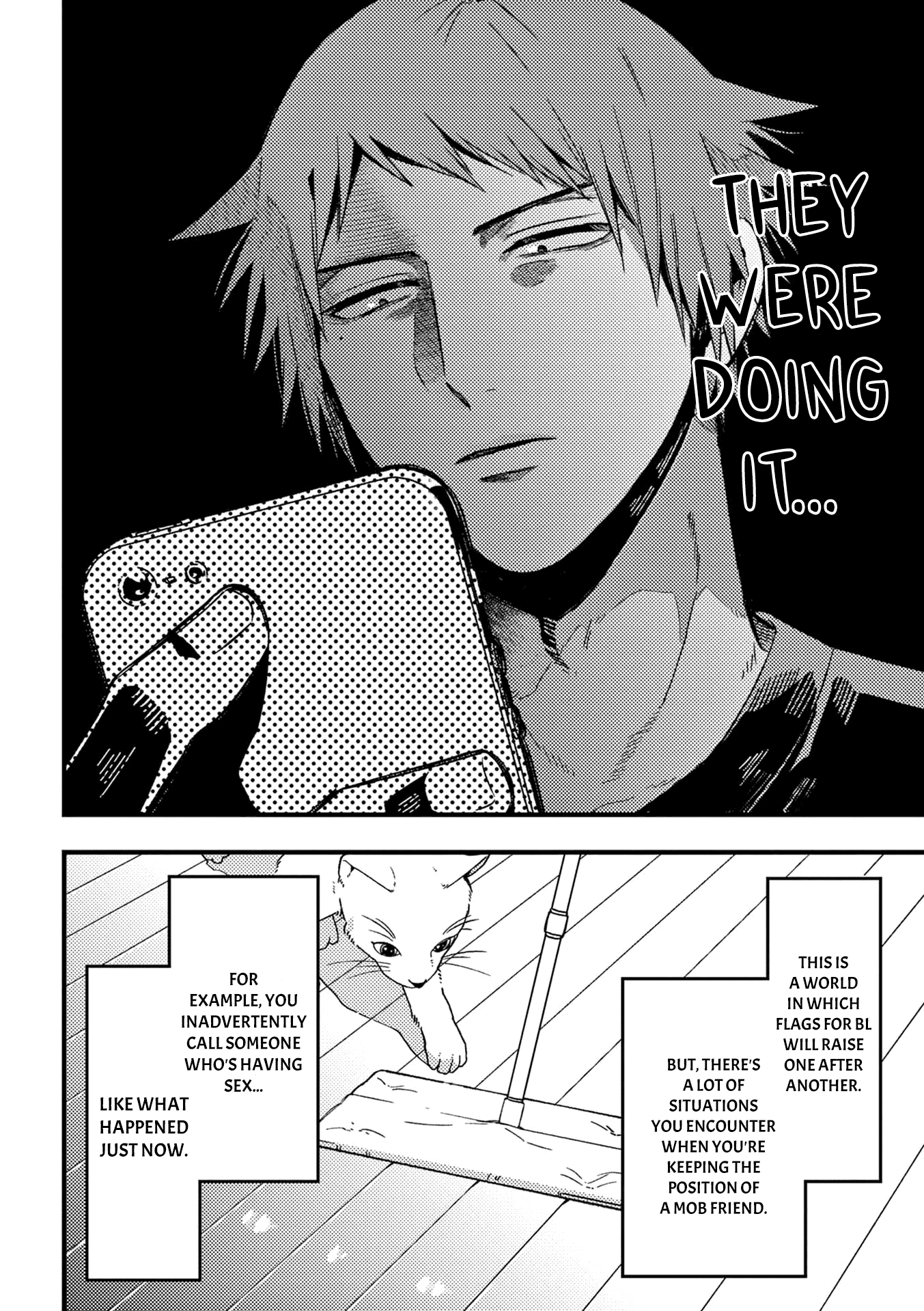 A World Where Everything Definitely Becomes BL vs. The Man Who Definitely Doesn't Want To Be In A BL Chapter 32 page 5 - Chapter 32: VS phone call