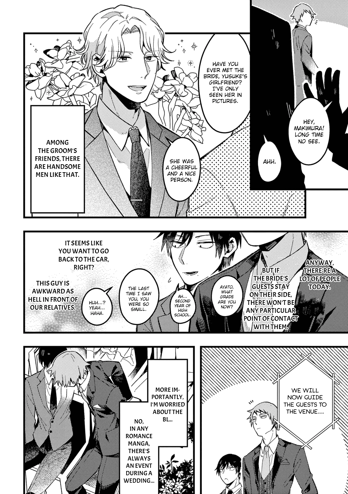 A World Where Everything Definitely Becomes BL vs. The Man Who Definitely Doesn't Want To Be In A BL Chapter 33 page 3 - Chapter 33: VS wedding