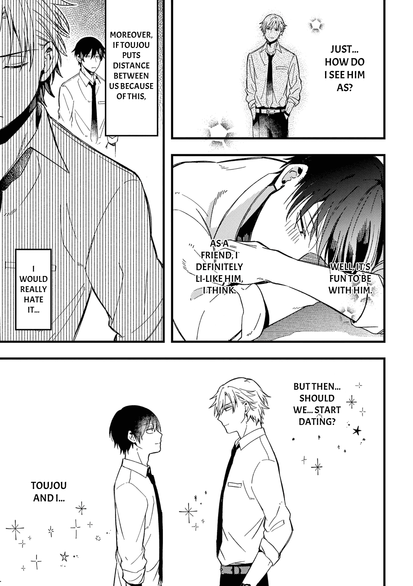 A World Where Everything Definitely Becomes BL vs. The Man Who Definitely Doesn't Want To Be In A BL Chapter 35.5 page 4 - Chapter 35.5: Volume special: Until you yearn for me