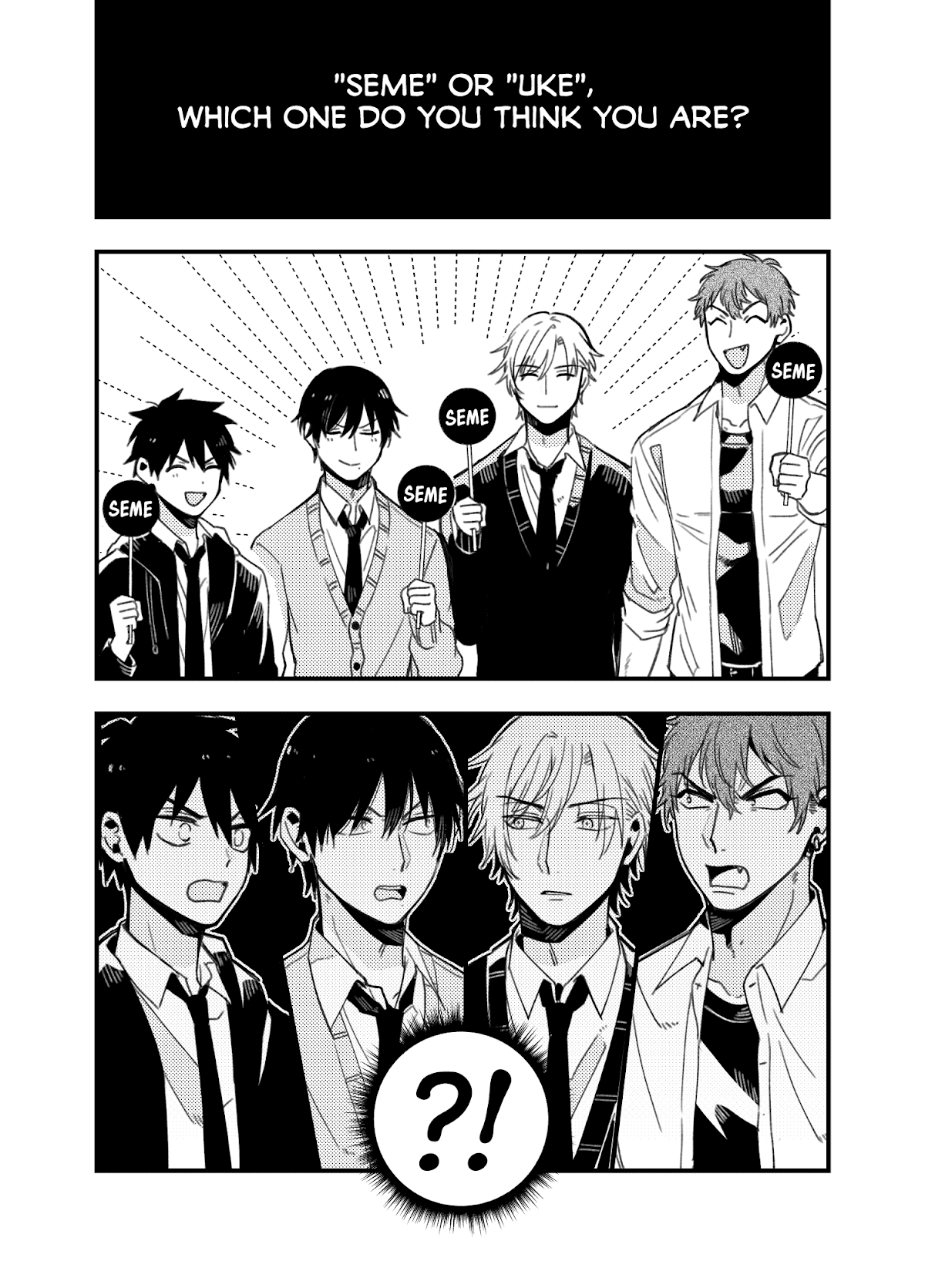 A World Where Everything Definitely Becomes BL vs. The Man Who Definitely Doesn't Want To Be In A BL Chapter 35.6 page 26 - Chapter 35.6: Twitter comics