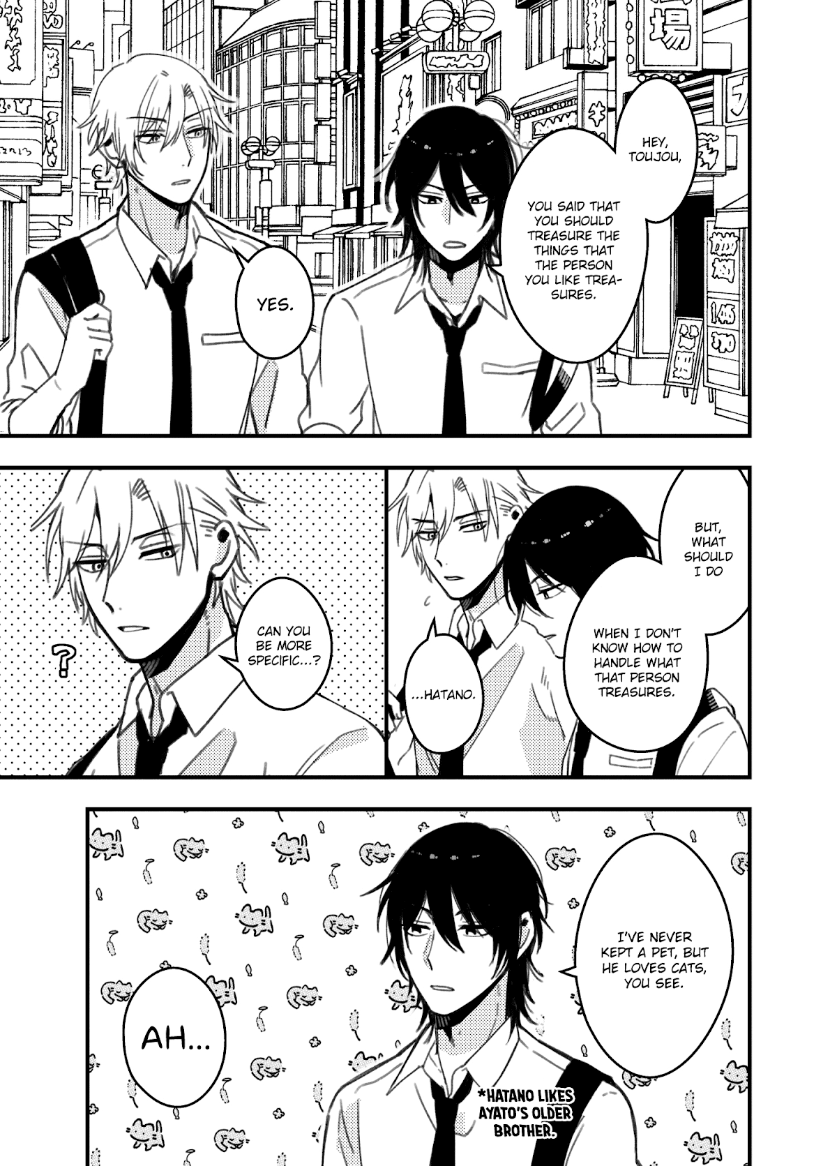 A World Where Everything Definitely Becomes BL vs. The Man Who Definitely Doesn't Want To Be In A BL Chapter 35.7 page 26 - Chapter 35.7: twitter comics batch 2