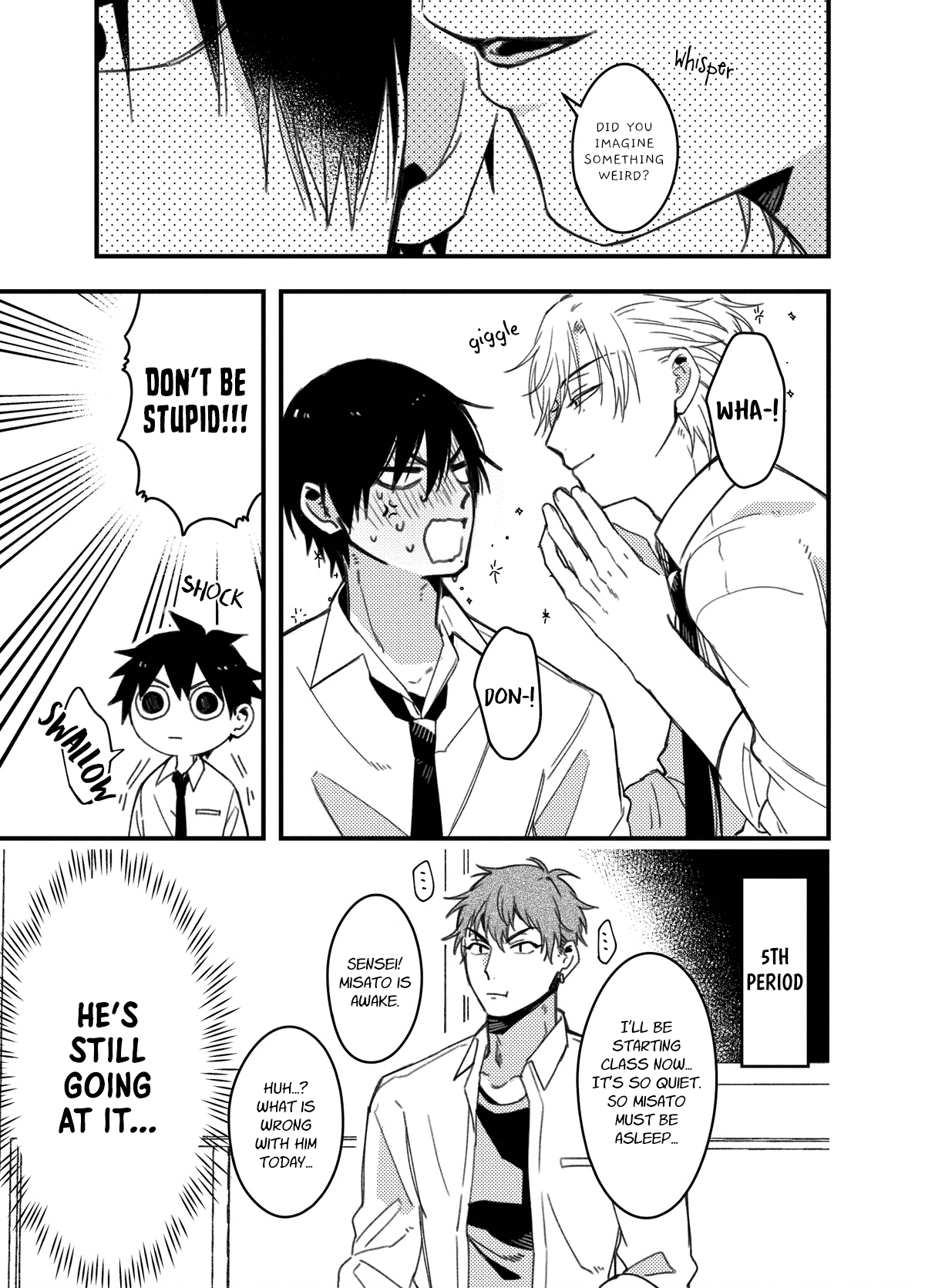 A World Where Everything Definitely Becomes BL vs. The Man Who Definitely Doesn't Want To Be In A BL Chapter 35.7 page 4 - Chapter 35.7: twitter comics batch 2