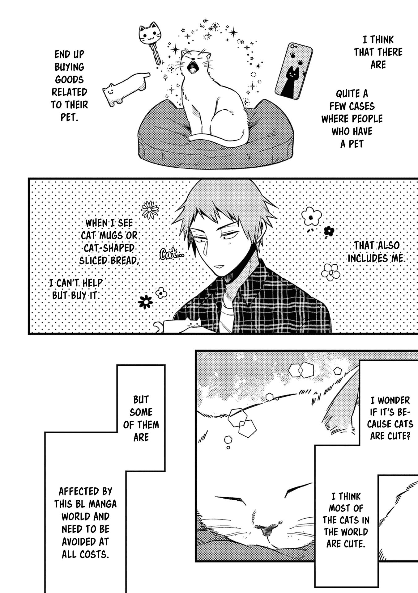 A World Where Everything Definitely Becomes BL vs. The Man Who Definitely Doesn't Want To Be In A BL Chapter 39 page 3 - Chapter 39: VS Cat