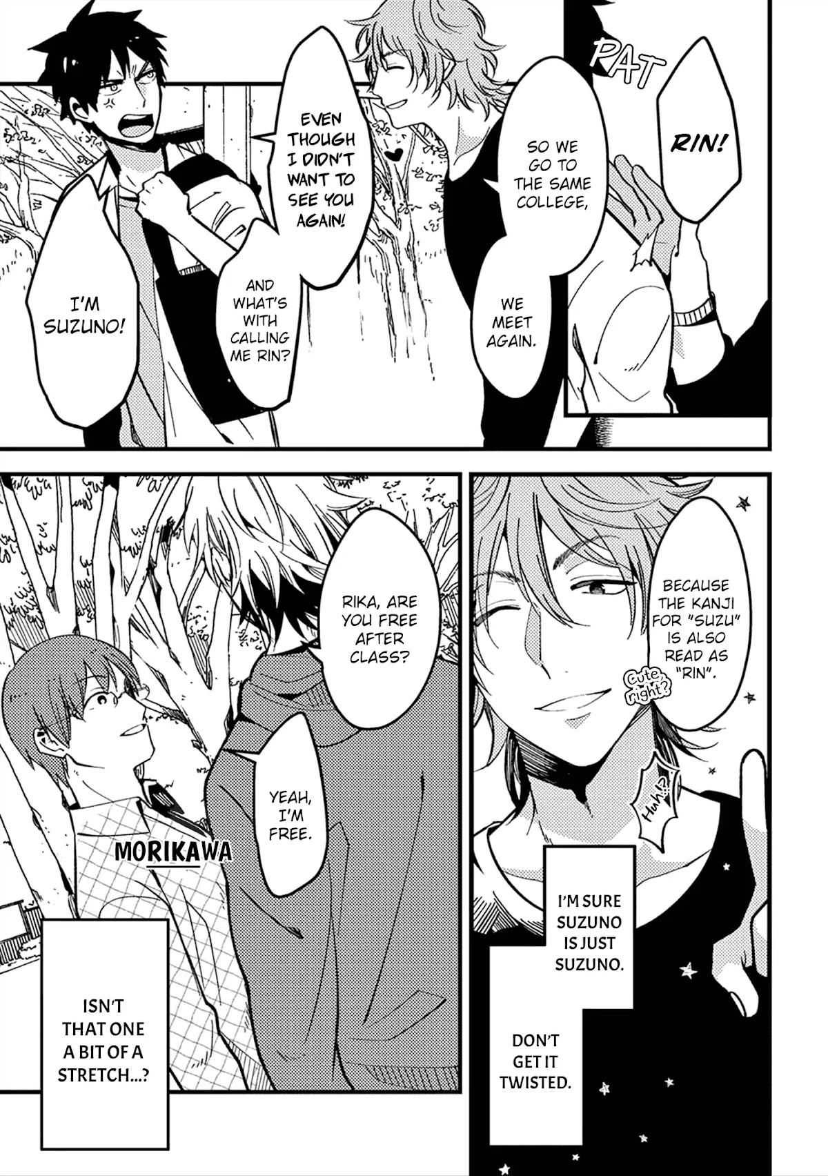 A World Where Everything Definitely Becomes BL vs. The Man Who Definitely Doesn't Want To Be In A BL Chapter 4 page 4 - Chapter 4: VS names
