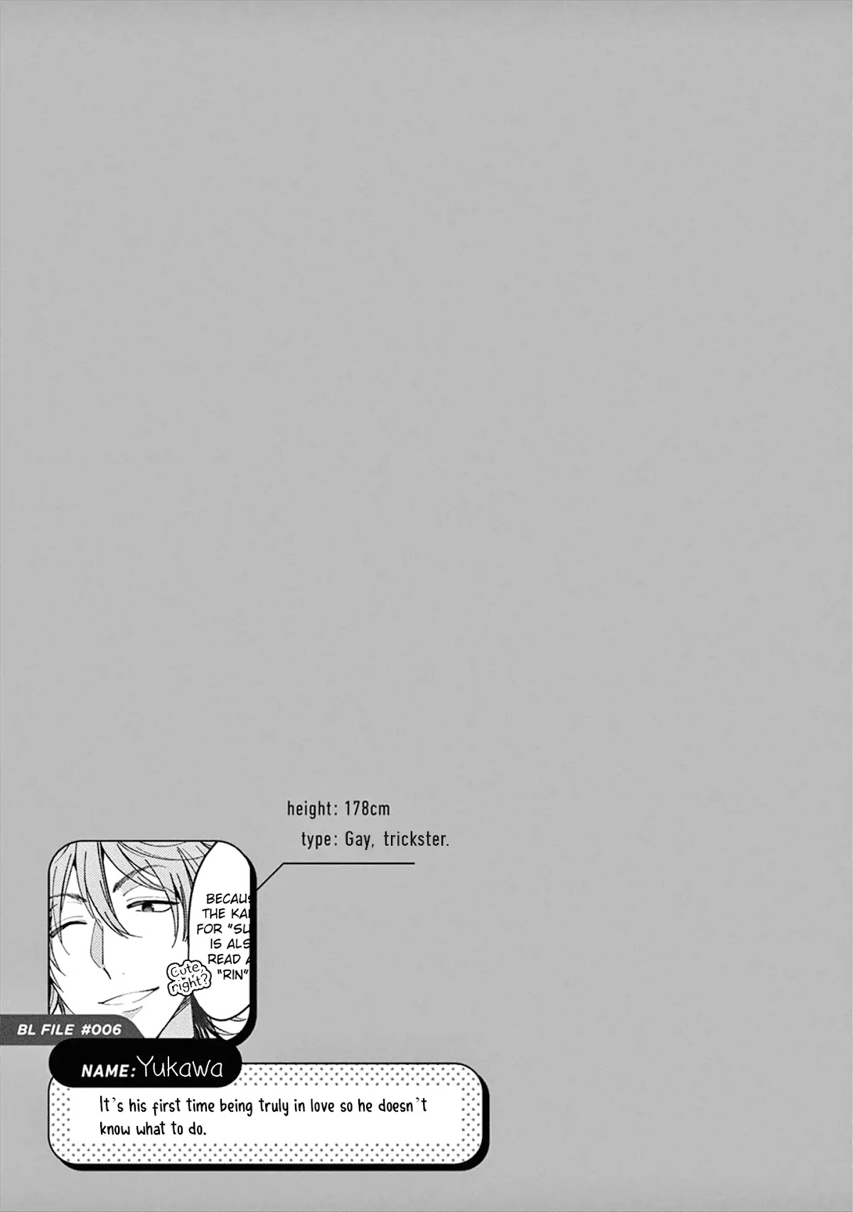 A World Where Everything Definitely Becomes BL vs. The Man Who Definitely Doesn't Want To Be In A BL Chapter 4 page 6 - Chapter 4: VS names