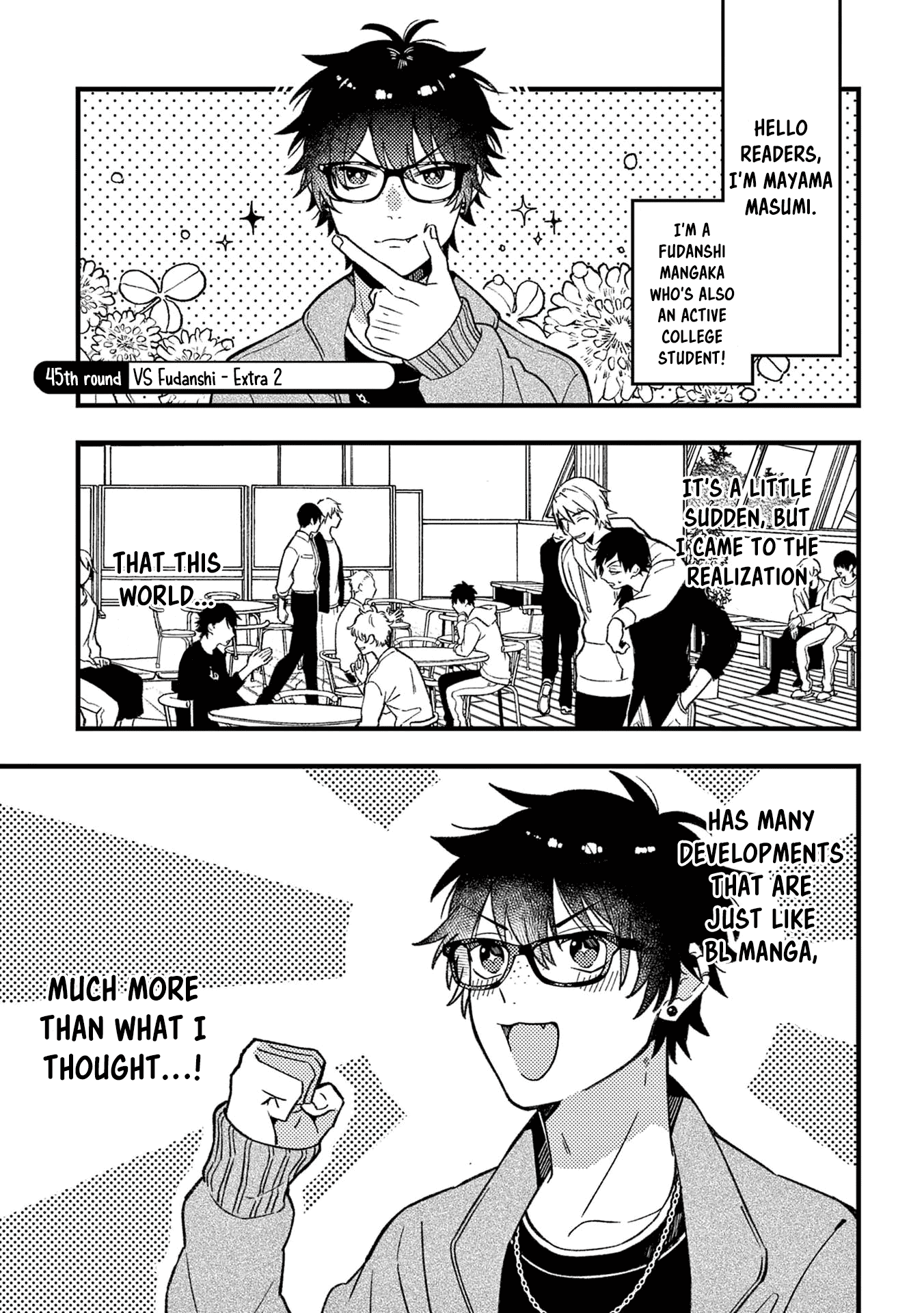 A World Where Everything Definitely Becomes BL vs. The Man Who Definitely Doesn't Want To Be In A BL Chapter 45 page 2 - Chapter 45: VS Fudanshi - Extra 2