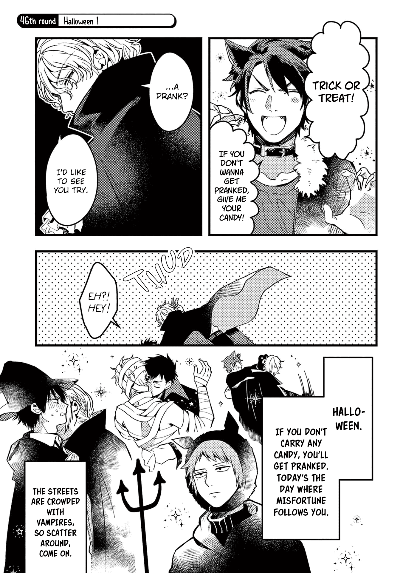 A World Where Everything Definitely Becomes BL vs. The Man Who Definitely Doesn't Want To Be In A BL Chapter 46 page 2 - Chapter 46: VS Halloween