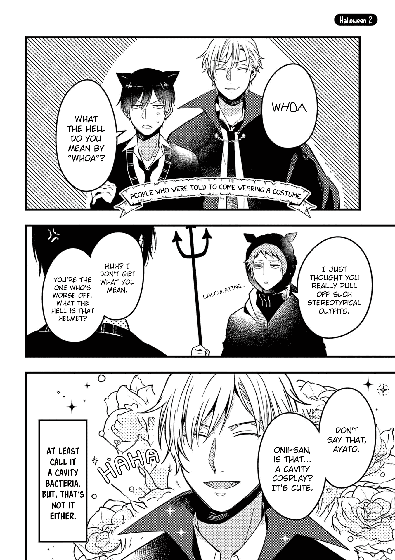 A World Where Everything Definitely Becomes BL vs. The Man Who Definitely Doesn't Want To Be In A BL Chapter 46 page 3 - Chapter 46: VS Halloween