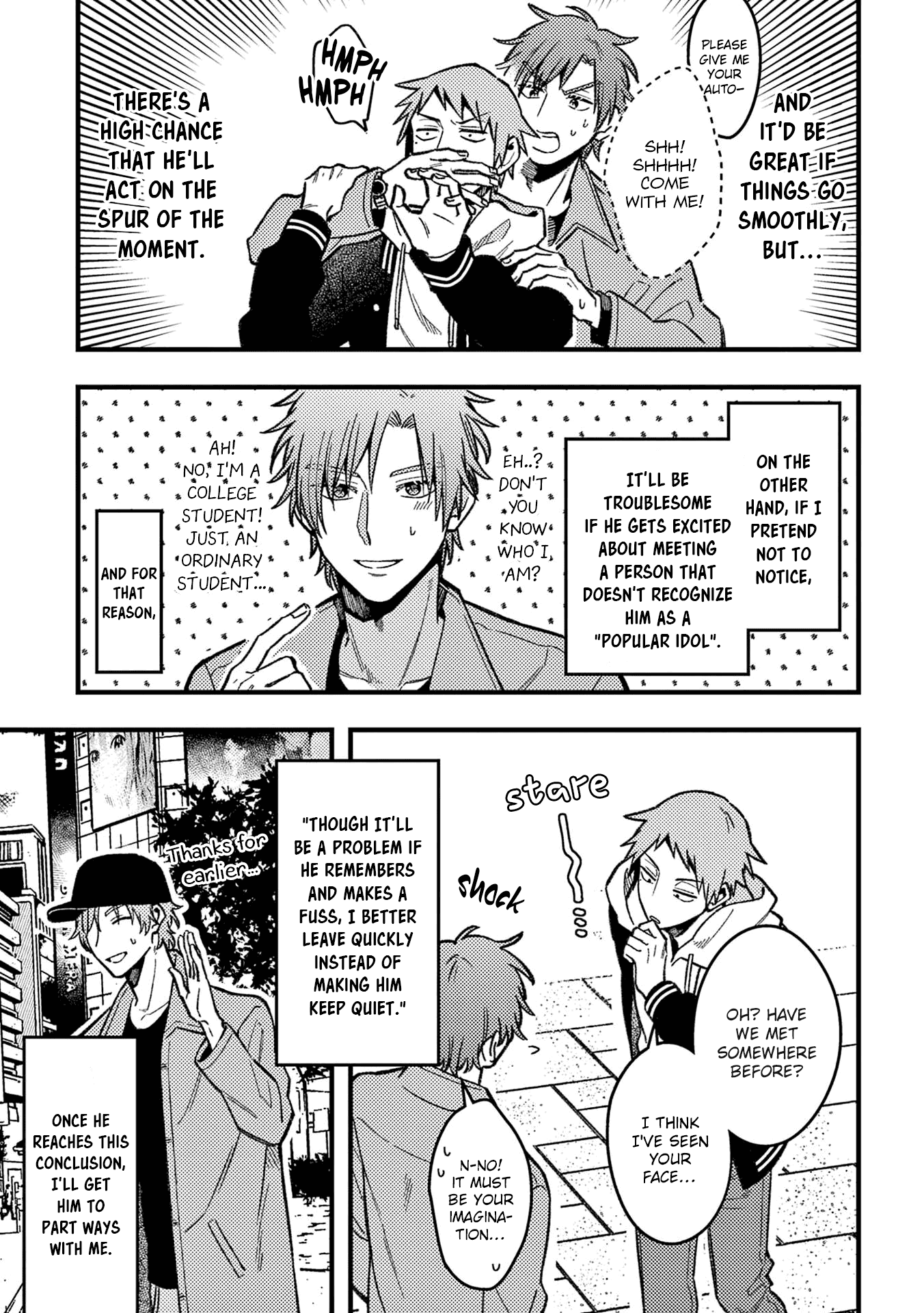 A World Where Everything Definitely Becomes BL vs. The Man Who Definitely Doesn't Want To Be In A BL Chapter 49 page 4 - Chapter 49: VS Disguise