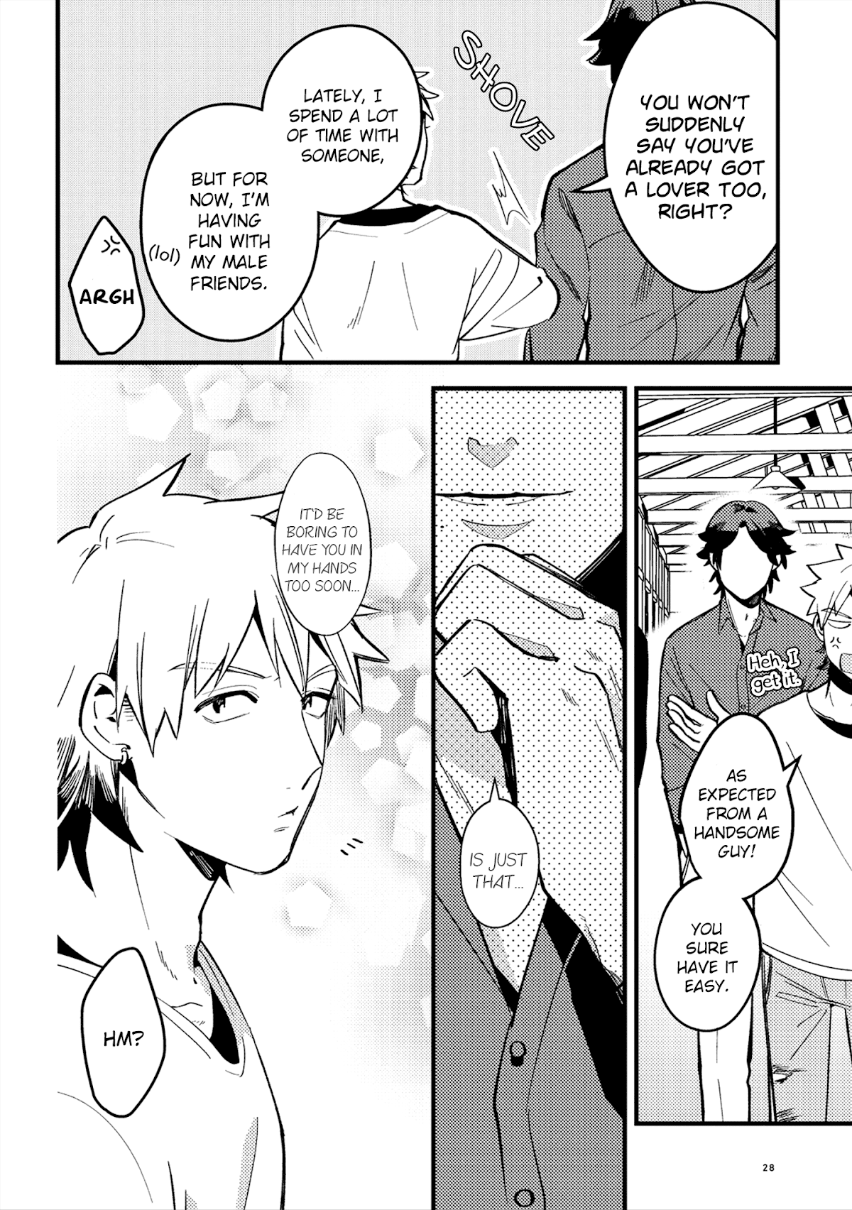 A World Where Everything Definitely Becomes BL vs. The Man Who Definitely Doesn't Want To Be In A BL Chapter 5 page 3 - Chapter 5: VS voice volume