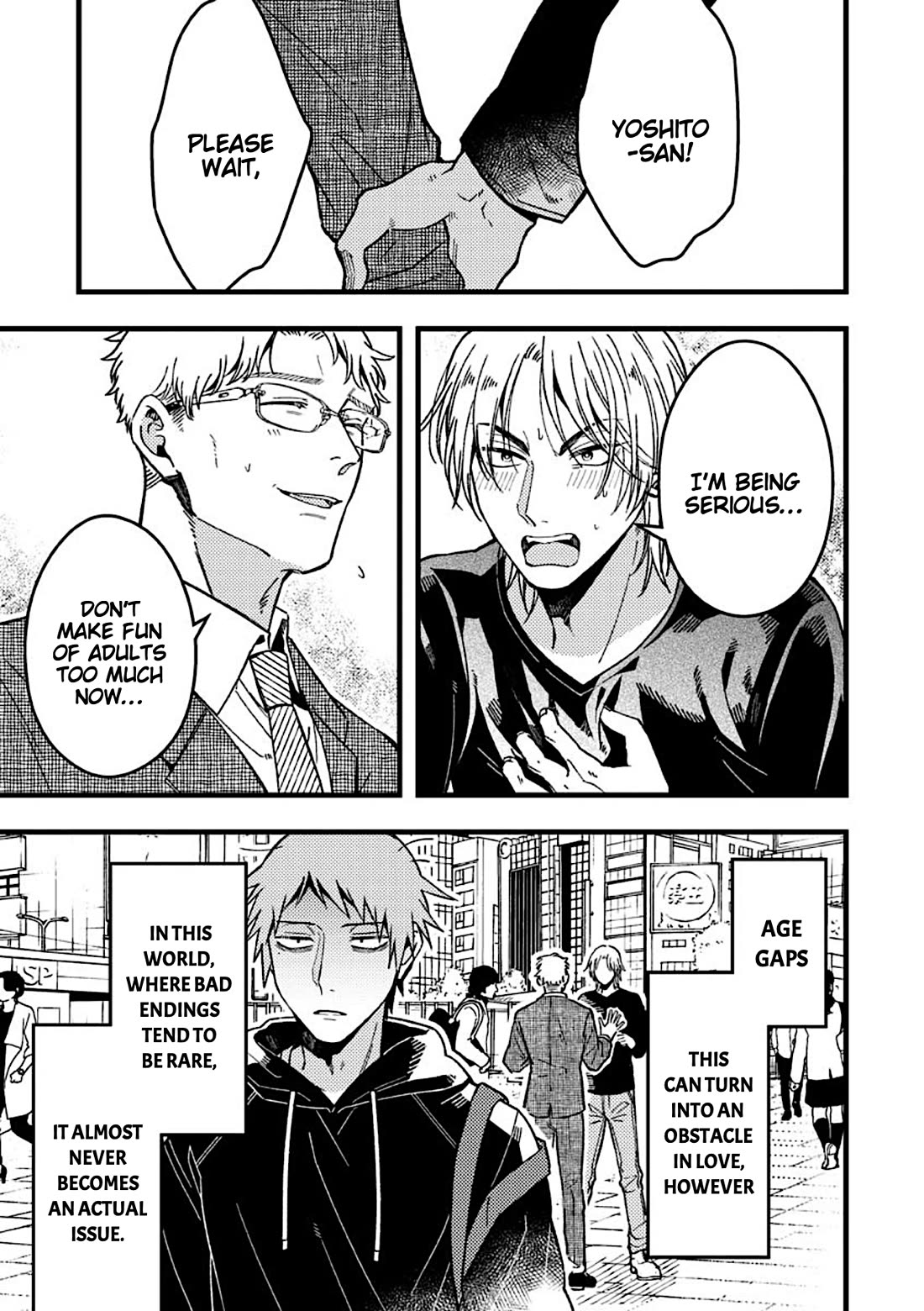 A World Where Everything Definitely Becomes BL vs. The Man Who Definitely Doesn't Want To Be In A BL Chapter 53 page 2 - Chapter 53: VS Age Gaps