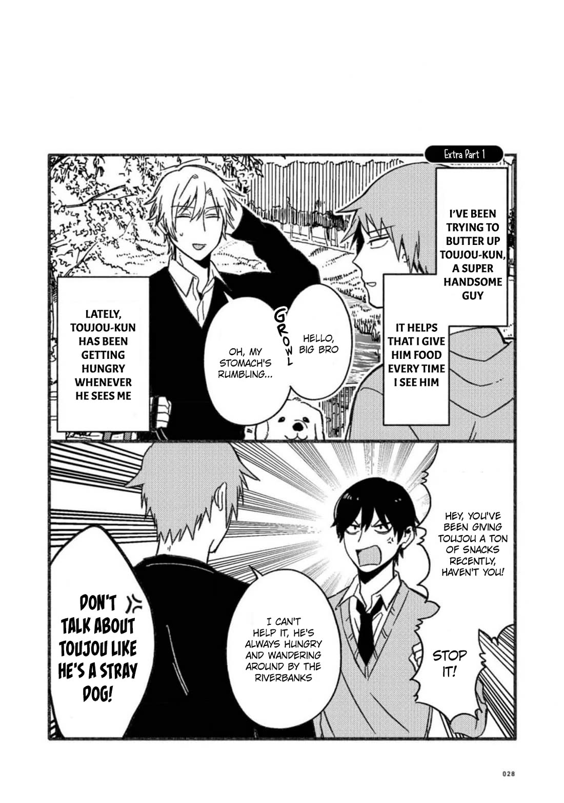 A World Where Everything Definitely Becomes BL vs. The Man Who Definitely Doesn't Want To Be In A BL Chapter 55.5 page 1 - Chapter 55.5: Bonus Part 1